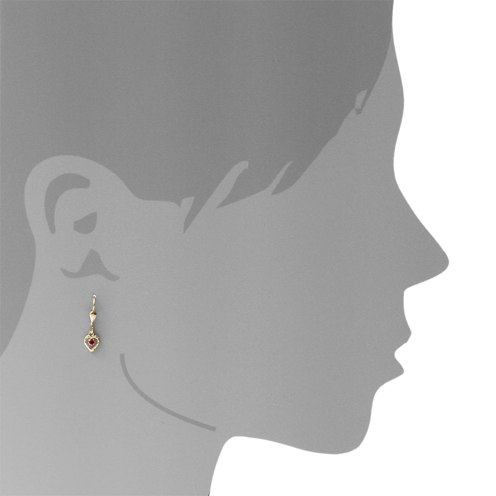 OSTSEE-SCHMUCK Paar Ohrhänger »Ostsee-Schmuck Ohrhänger Herz Ohrhänger Herz«