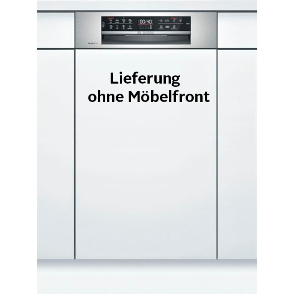 BOSCH teilintegrierbarer Geschirrspüler »SPI6YMS17E«, Serie 6, SPI6YMS17E, 10 Maßgedecke