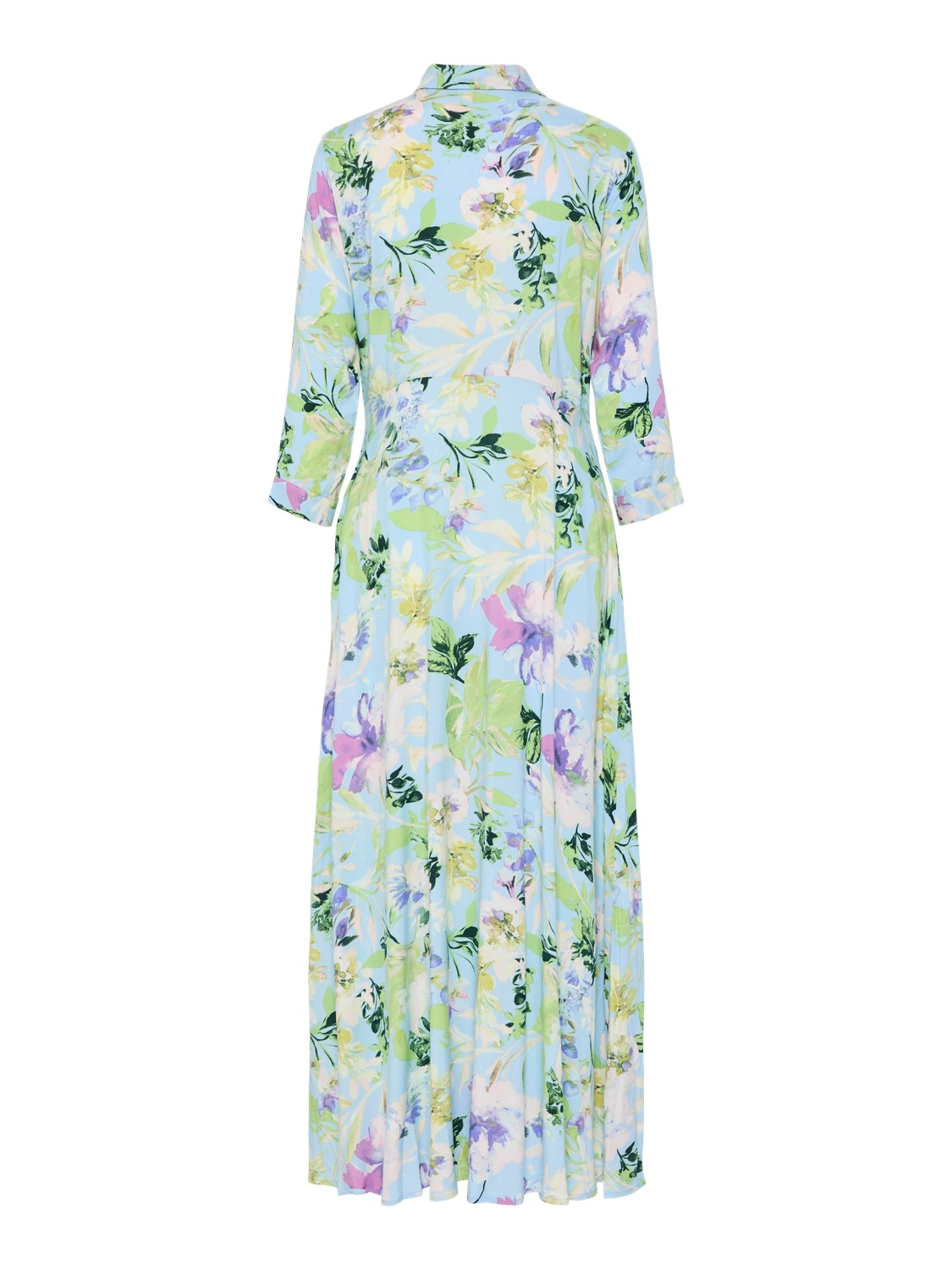 Y.A.S Hemdblusenkleid »YASSAVANNA LONG SHIRT DRESS«, mit 3/4 Ärmel