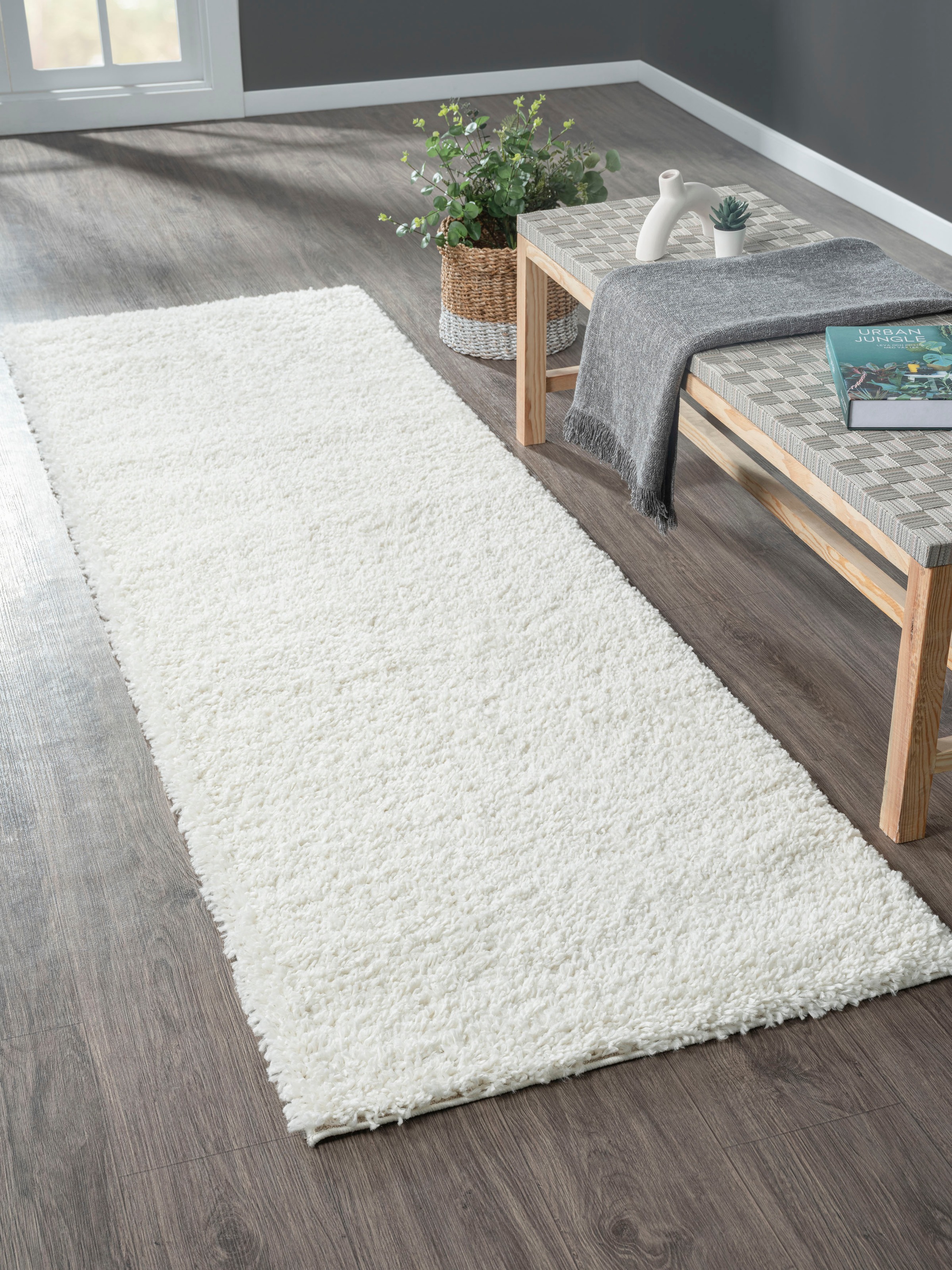 Myflair Möbel & Accessoires Hochflor-Läufer »My Shaggy«, rechteckig, 37 mm günstig online kaufen