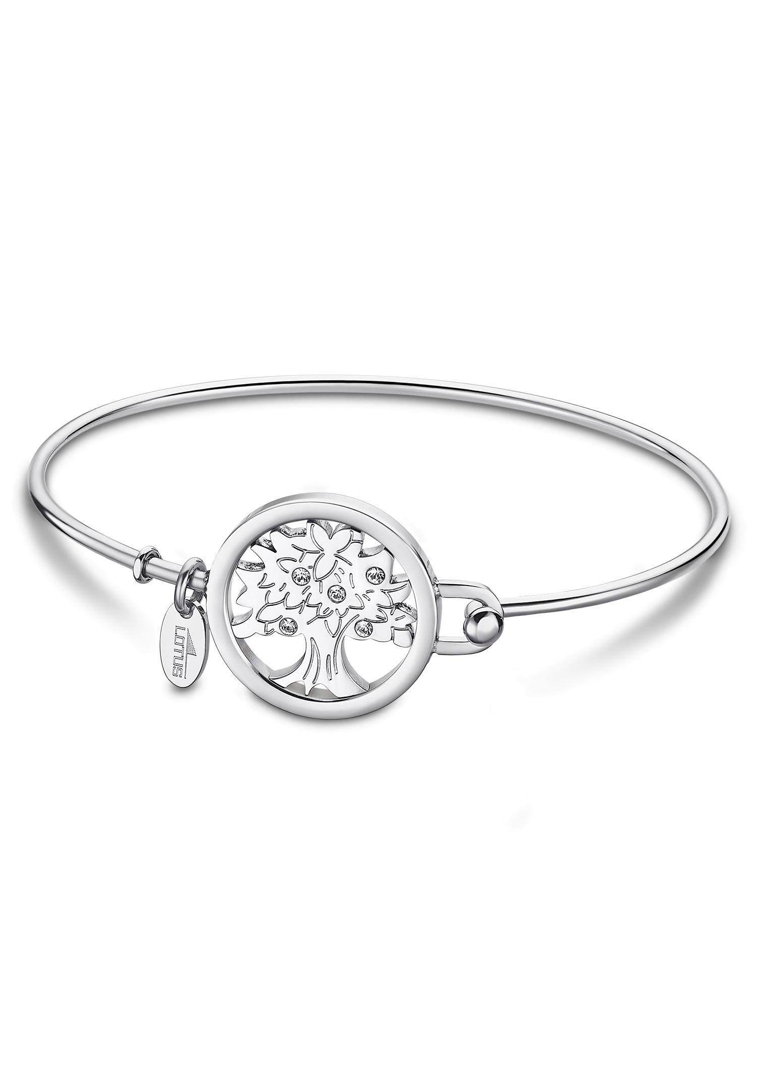 Bild von Lotus Style Armreif »Lebensbaum, LS2014-2/3«, mit Zirkonia (synth.)