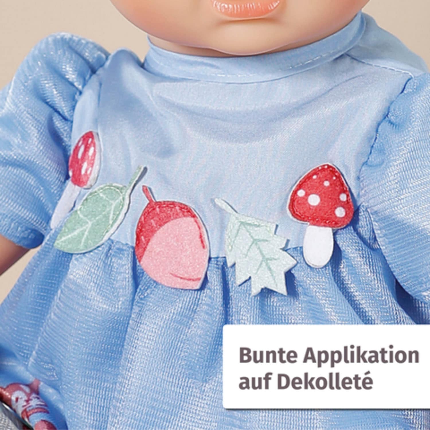 3. Bild von Baby Annabell Puppenkleidung »Kleid blau Eichhörnchen, 43 cm«