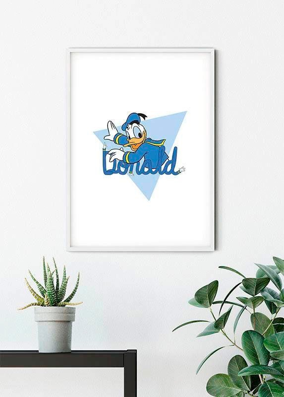 Komar Bild »Donald Duck Triangle« Disney 1 Stk. tlg. Wandbild zur Dekoration im Kinderzimmer - ohne Rahmen