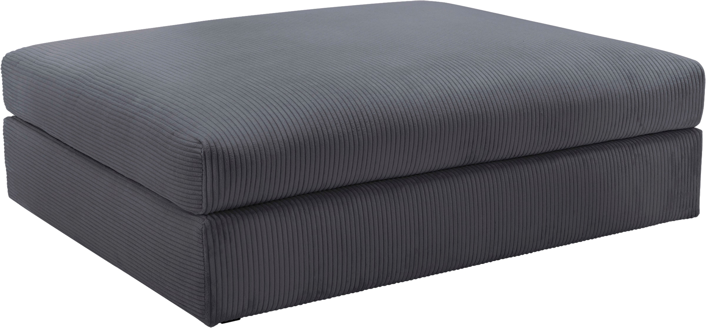Home affaire Polsterhocker »Soft&Cosy XXL, B: 125 cm« Mega-Hocker, in Cord günstig online kaufen