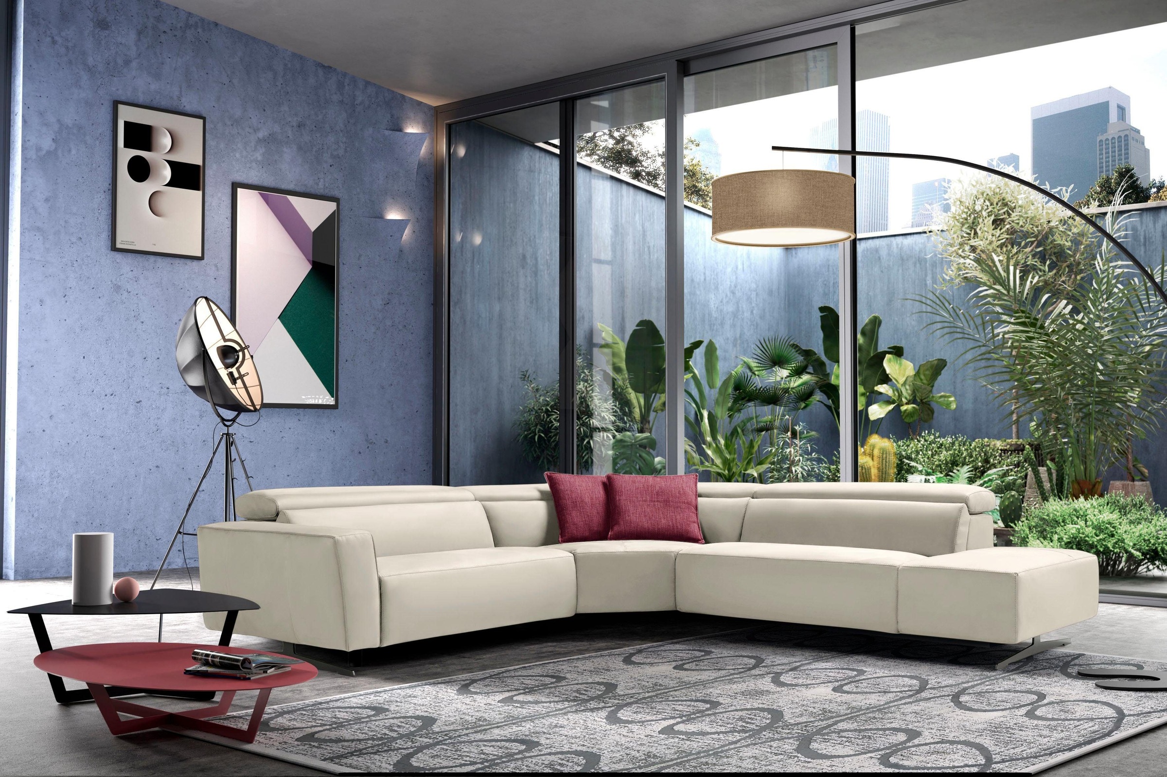 Egoitaliano Ecksofa »Stefanie-e, Designsofa der Extraklasse, bequem mit hoh günstig online kaufen