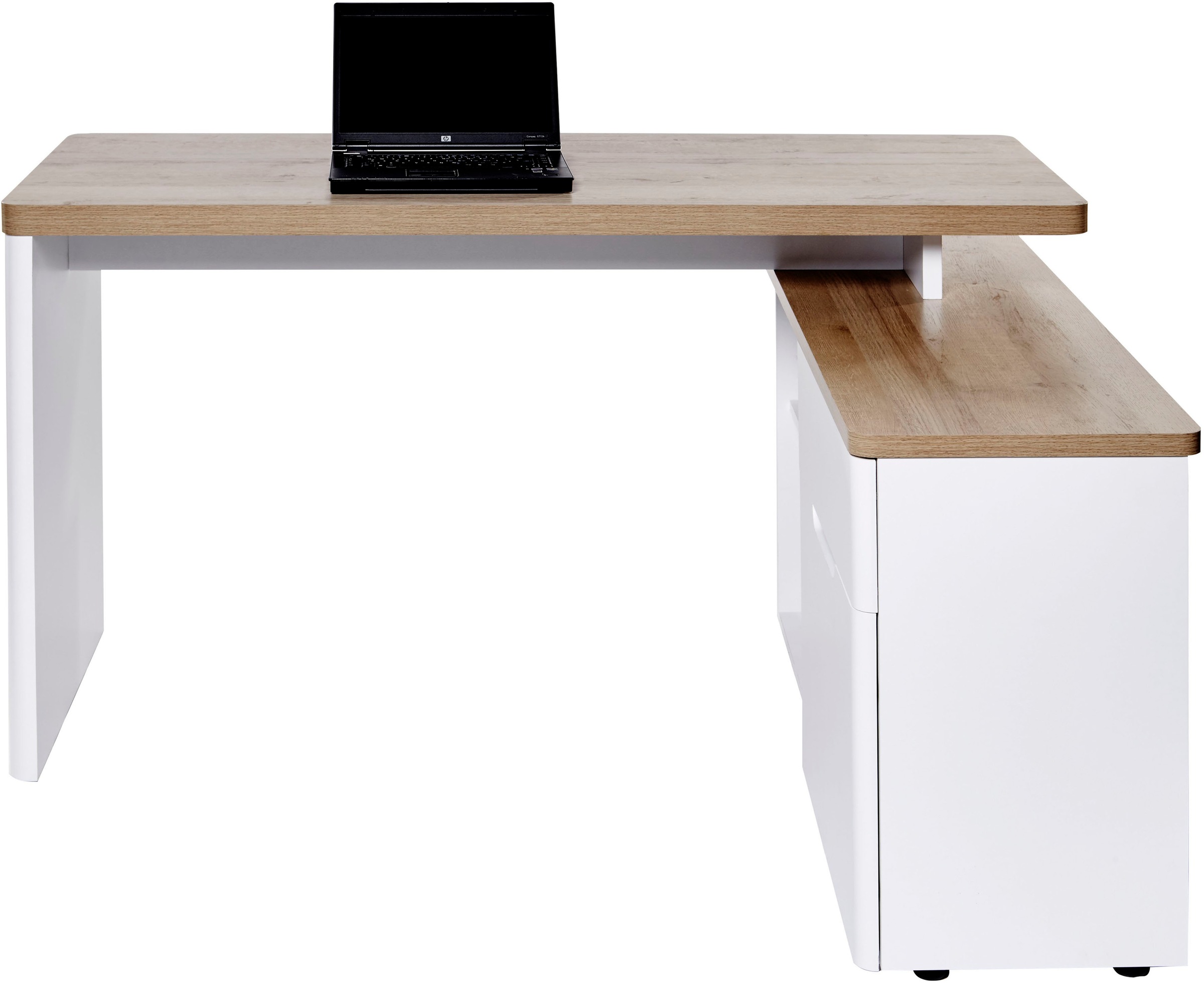 Jahnke Eckschreibtisch »CU-LIBRE 150 E« 1 Stk. tlg. wechselseitig montierba günstig online kaufen