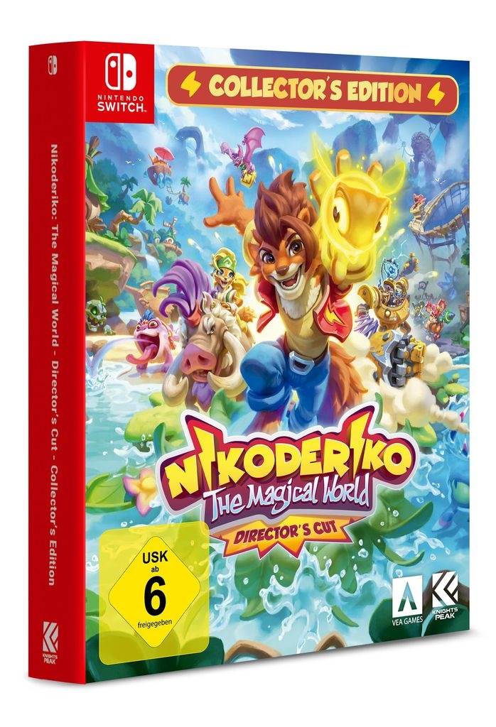 Knights Peak Spielesoftware »Nikoderiko: The Magical World Directors Cut - Collectors Edition«, Nintendo Switch, Mit Artbook, OST-CD, physischem Spiel und sammelbarer Schubbox.