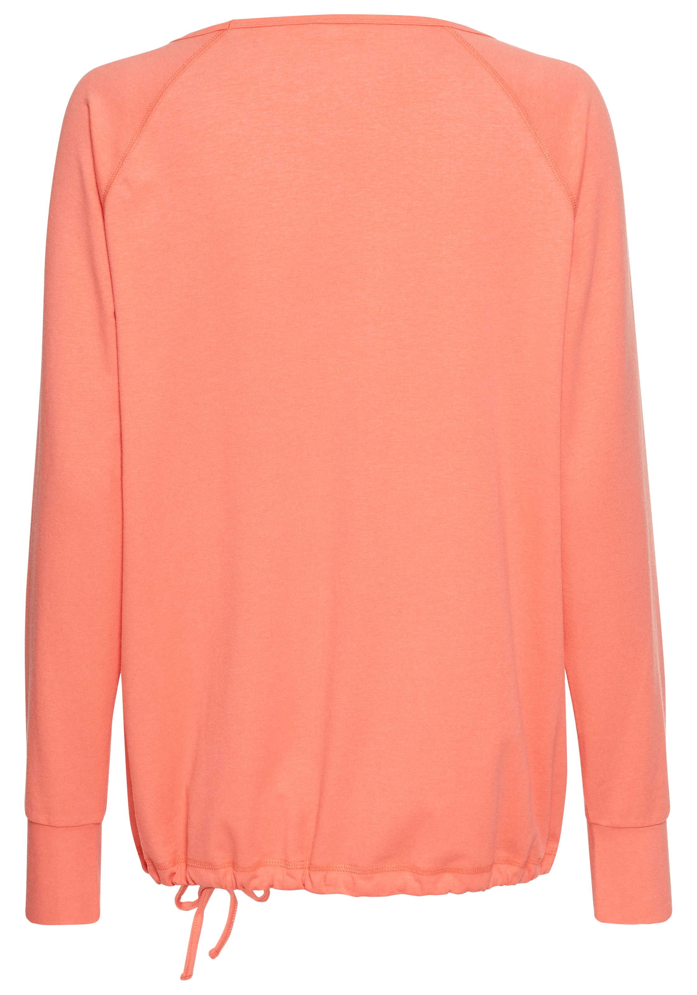 KangaROOS Langarmshirt, Langarm, für Büro und Freizeit, aus Baumwollmischung