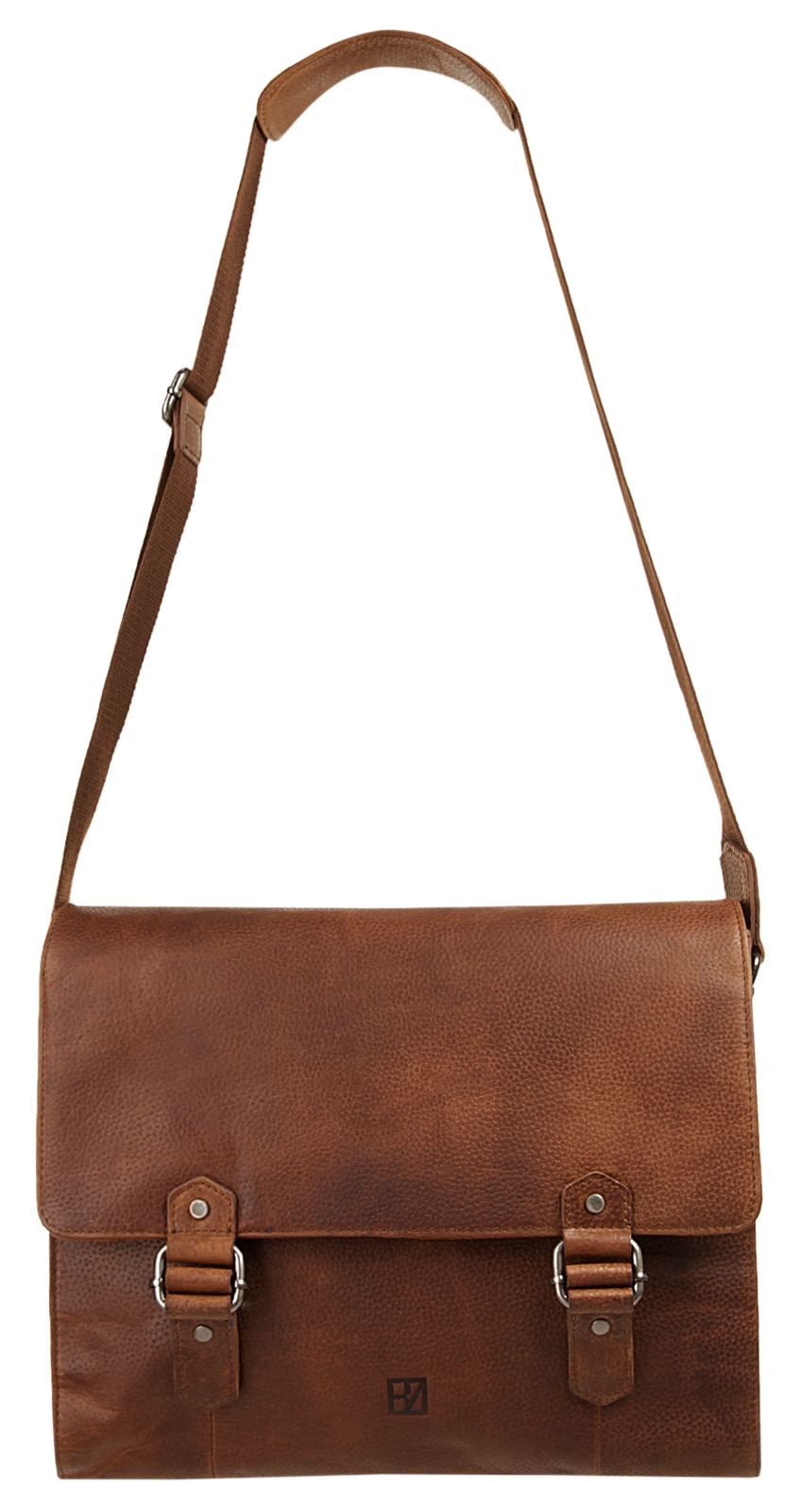 BODENSCHATZ Messenger Bag, echt Leder