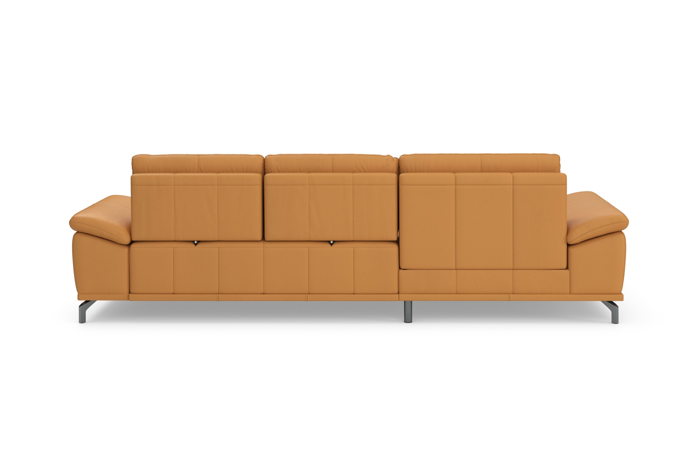 Places of Style Ecksofa Costello, mit Sitztiefenverstellung und Armlehnfunktion, incl. 3 Nierenkissen