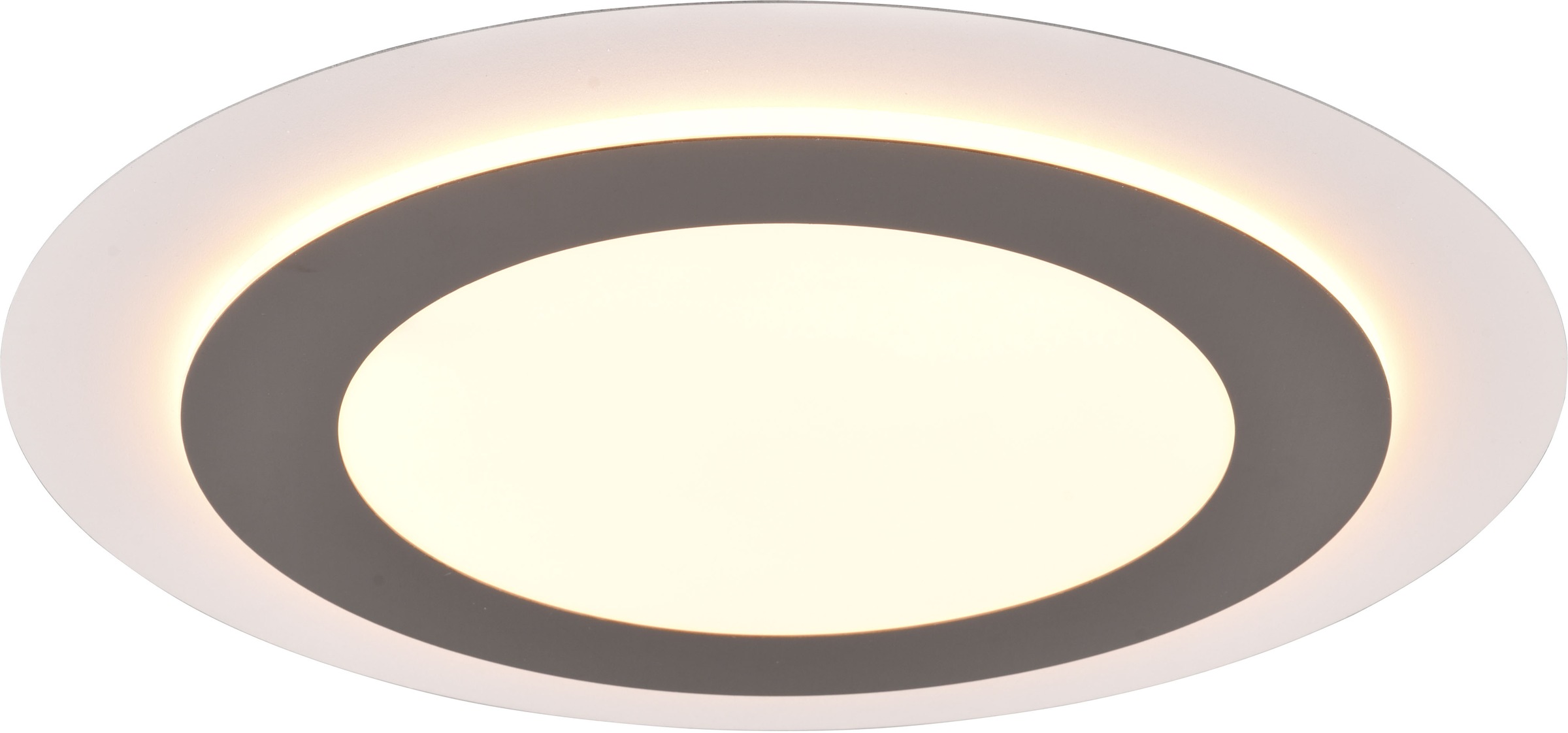 TRIO Leuchten LED Deckenleuchte »MORGAN, runde Deckenlampe Ø 45cm, dimmbar, günstig online kaufen