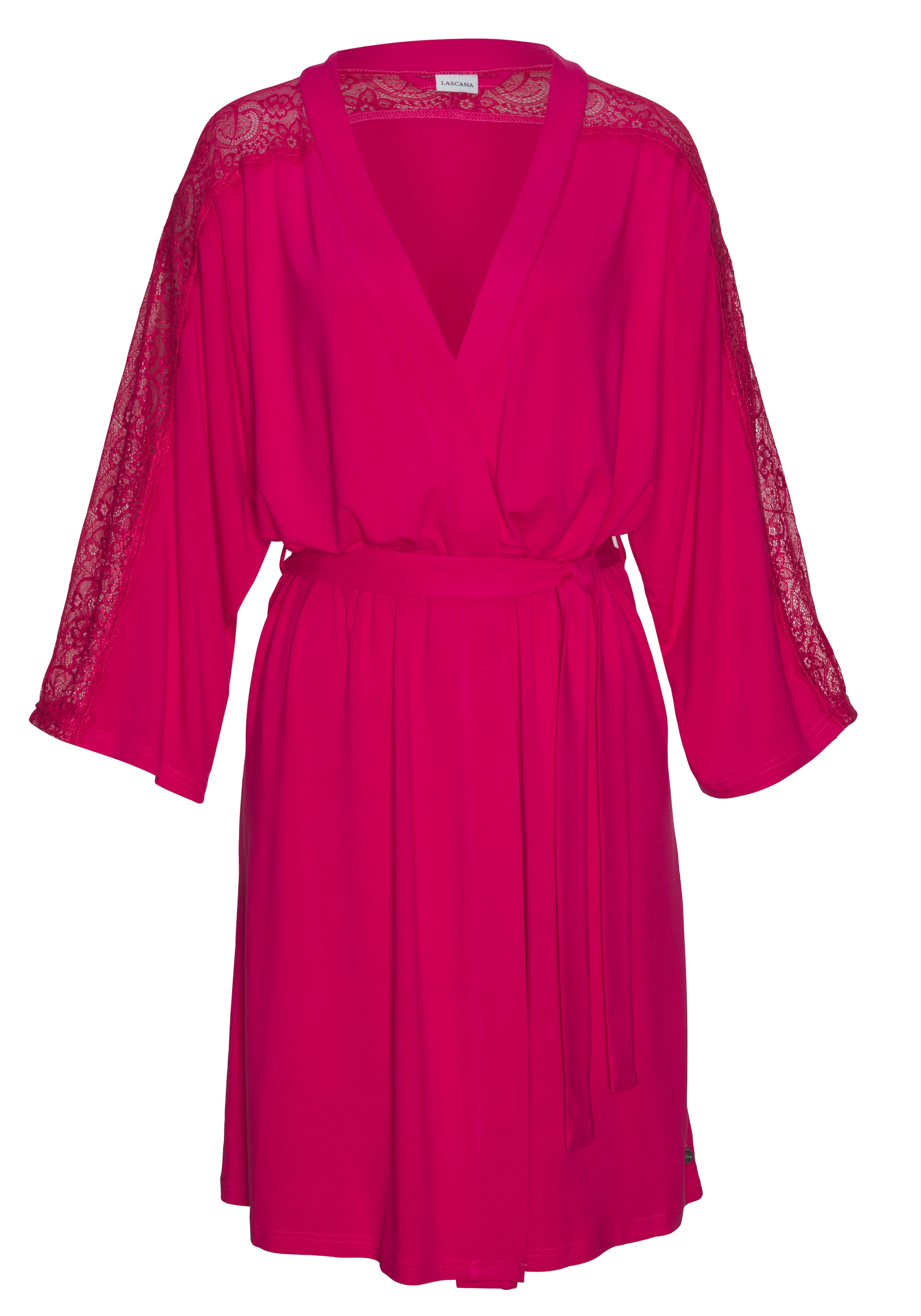 LASCANA Kimono mit schönen Spitzendetails