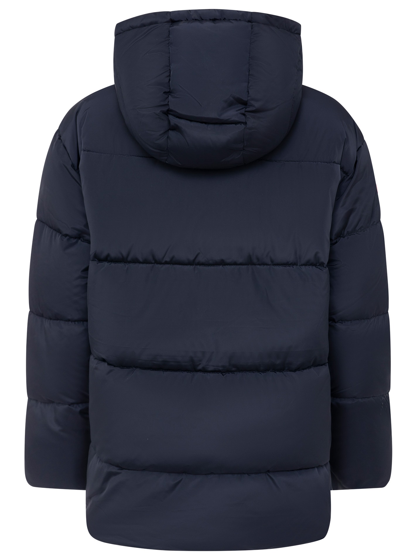 Zwillingsherz Steppjacke »„Love More“« Kapuze mit Tunnelzug, verdeckter Reißverschluss, dezente Details