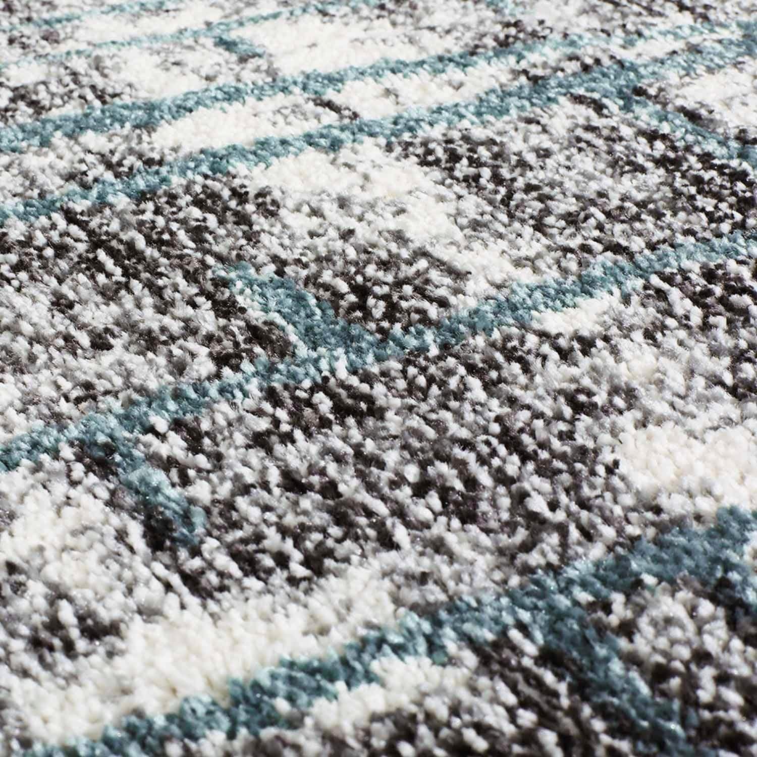 Carpet City Teppich »Moda 1139«, rechteckig, 11 mm Höhe, Läufer, weicher Kurzflor, abstrakt, Wohnzimmer