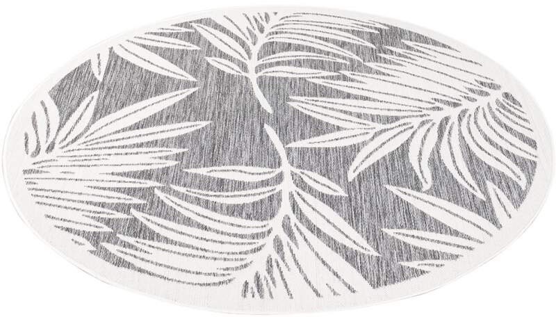 Carpet City Outdoorteppich »Outdoor 468«, rund, 5 mm Höhe, UV-beständig, Flachgewebe, auch in quadratischer Form erhältlich