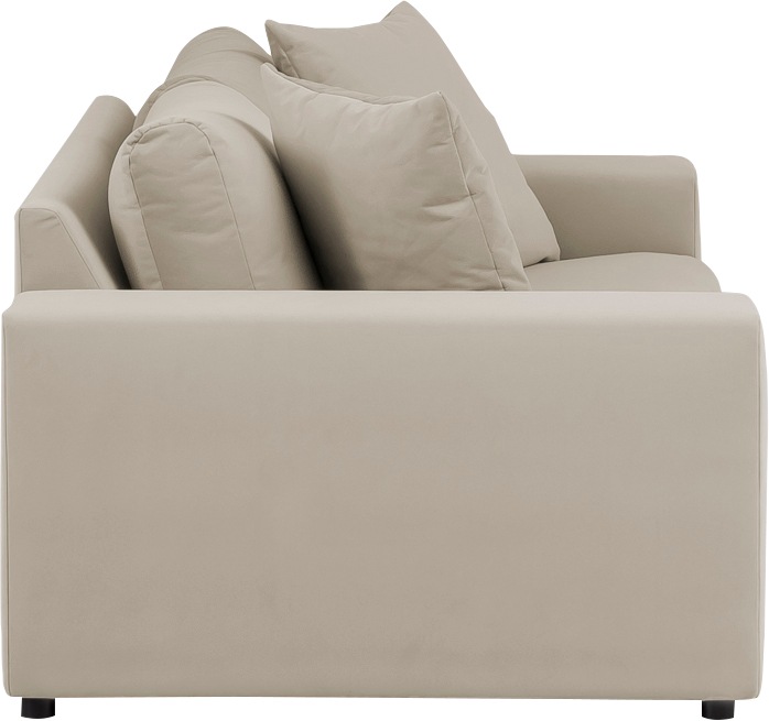 andas 3-Sitzer »SLEETLAND XXL in Samtvelours oder Vintage-Leder-Optik«, besonders groß und bequem