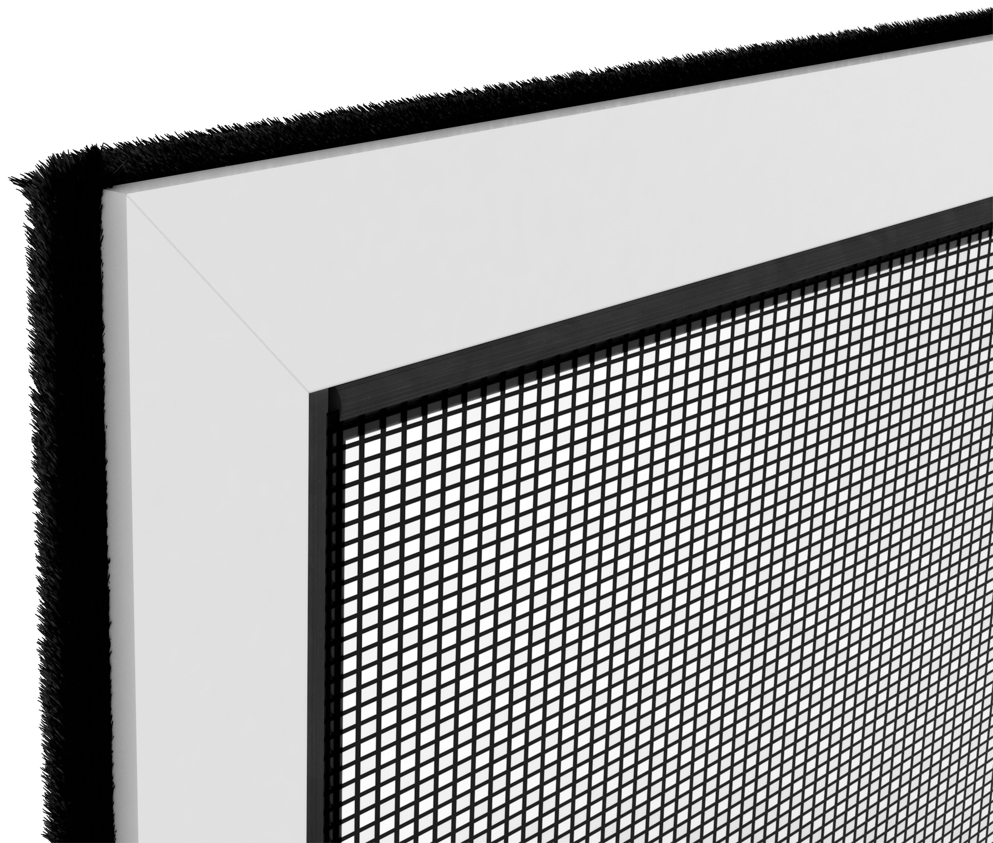 hecht international Insektenschutz-Fensterrahmen »COMFY SLIDE XL«, BxH: 75x100 cm, Rahmen: weiß, Gewebe: anthrazit