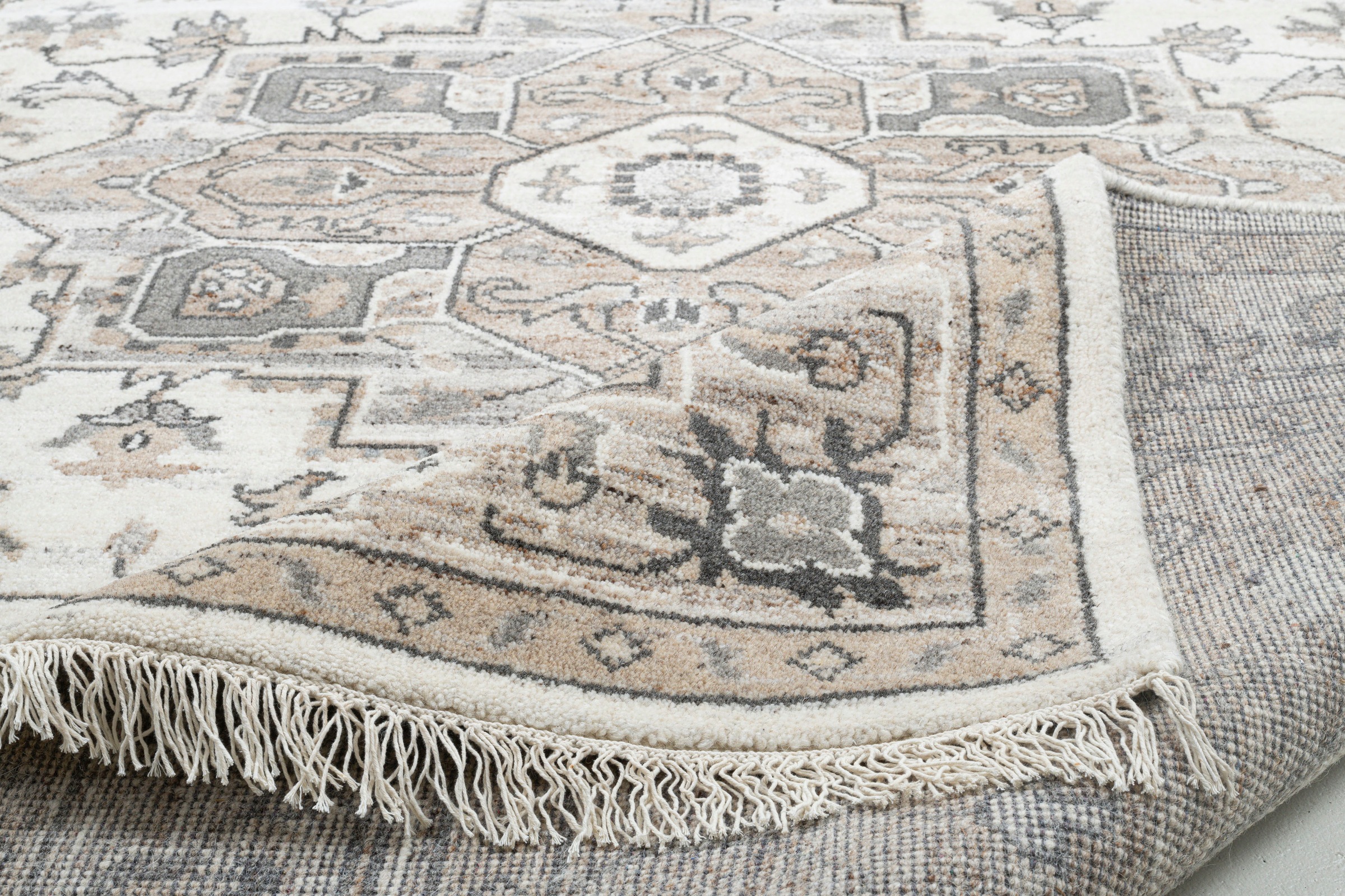 THEKO Wollteppich »Versian 877« rechteckig 10 mm Höhe handgeknüpft, reine Wolle, orientalisches Design