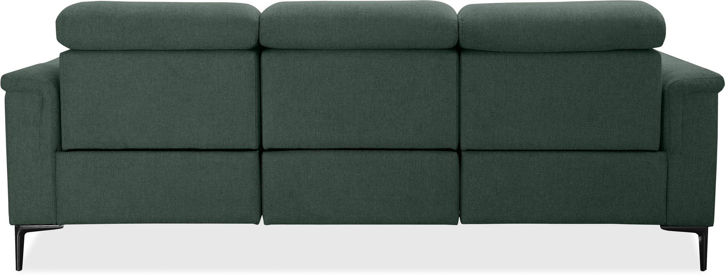 Places of Style 3-Sitzer Lund, in  Leder und Webstoff lieferbar