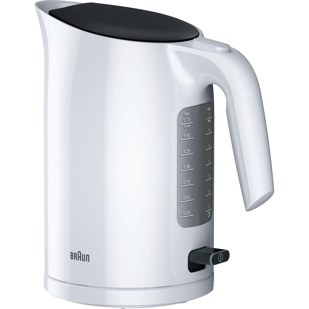 Braun Wasserkocher »WK 3100 WH«, 1,7 l, 2200 W