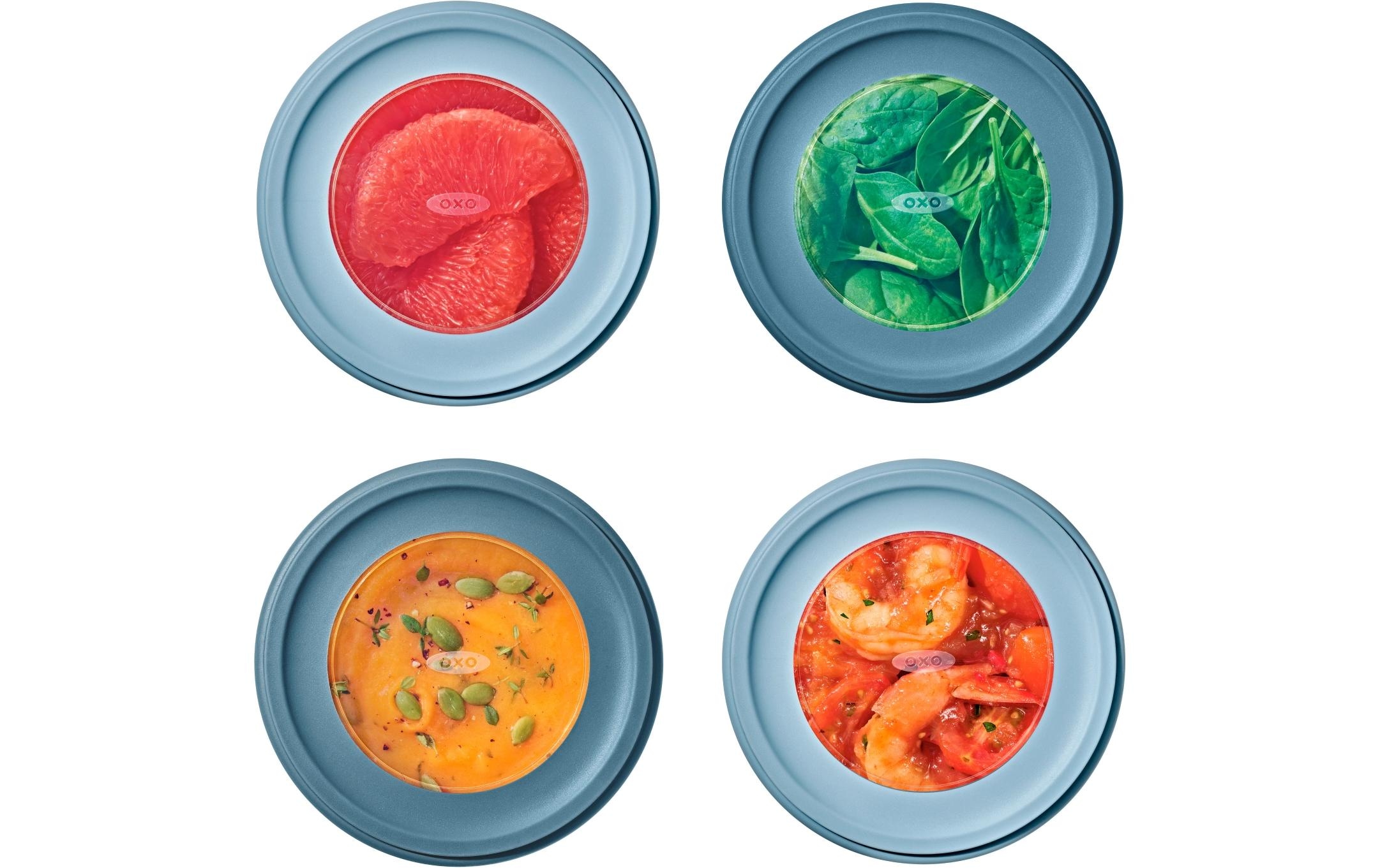 OXO Good Grips Aufbewahrungssystem »OXO Twist & Stack Behälter – 550 ml – 2er Set« ideal für Meal Prep