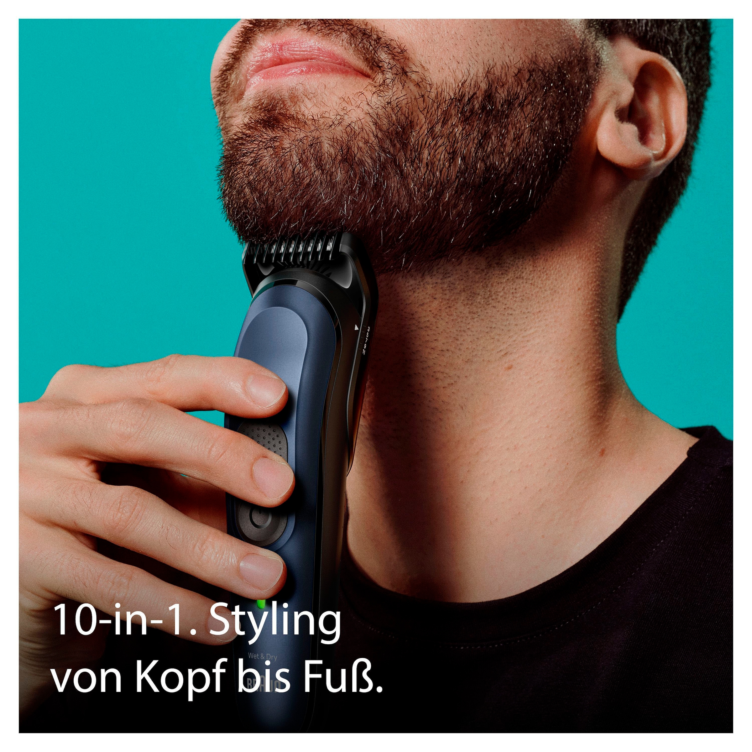 Braun Haarschneider »All-In-One Styling Set MGK7410«, Wasserdicht, 10-in-1 Barttrimmer