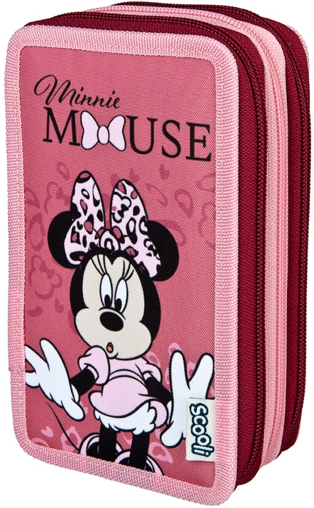 Federmäppchen Geodreieck Mouse«, inkl. Minnie kaufen »Tripledecker, befüllt, Scooli