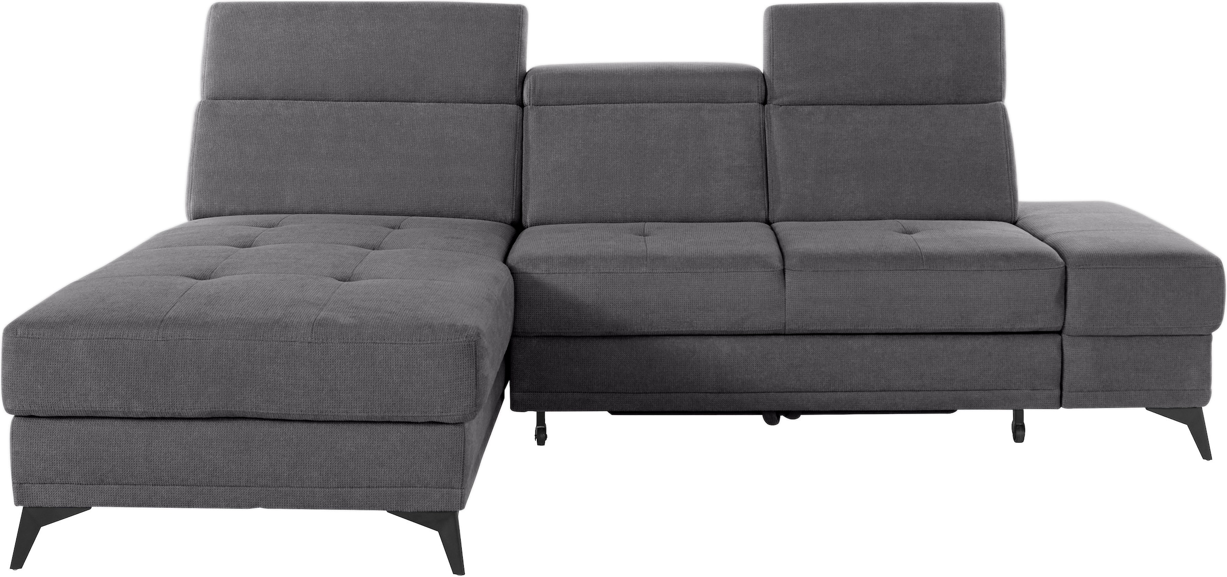 Home affaire Ecksofa »Cardiz L-Form« inkl.Kopfteilverstellung und Federkern günstig online kaufen