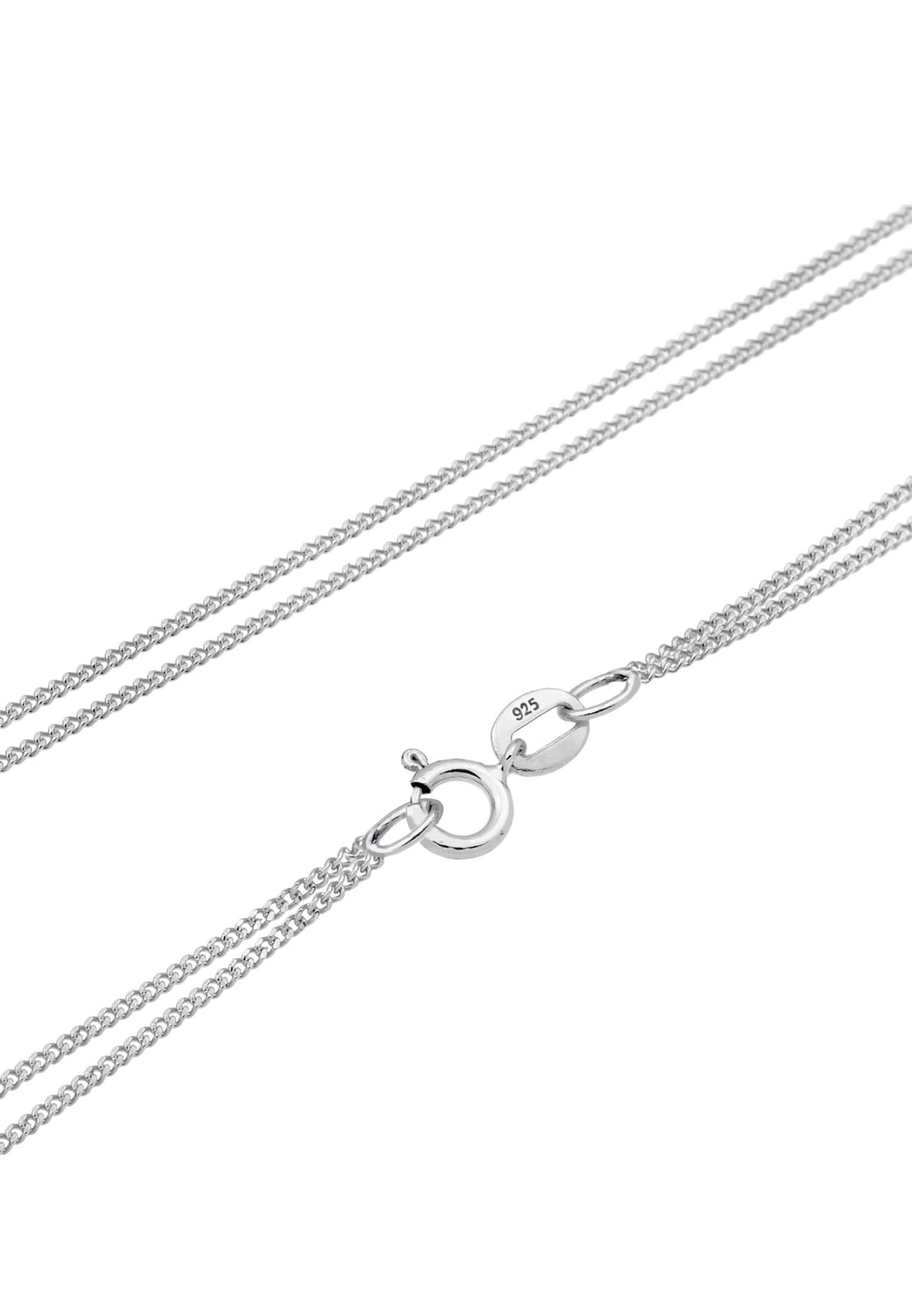 Elli Gliederkette »Layer Kristalle rund 925 Silber«