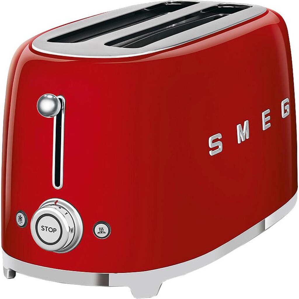 Smeg Toaster »TSF02RDEU«, 2 lange Schlitze, für 2 Scheiben, 1500 W
