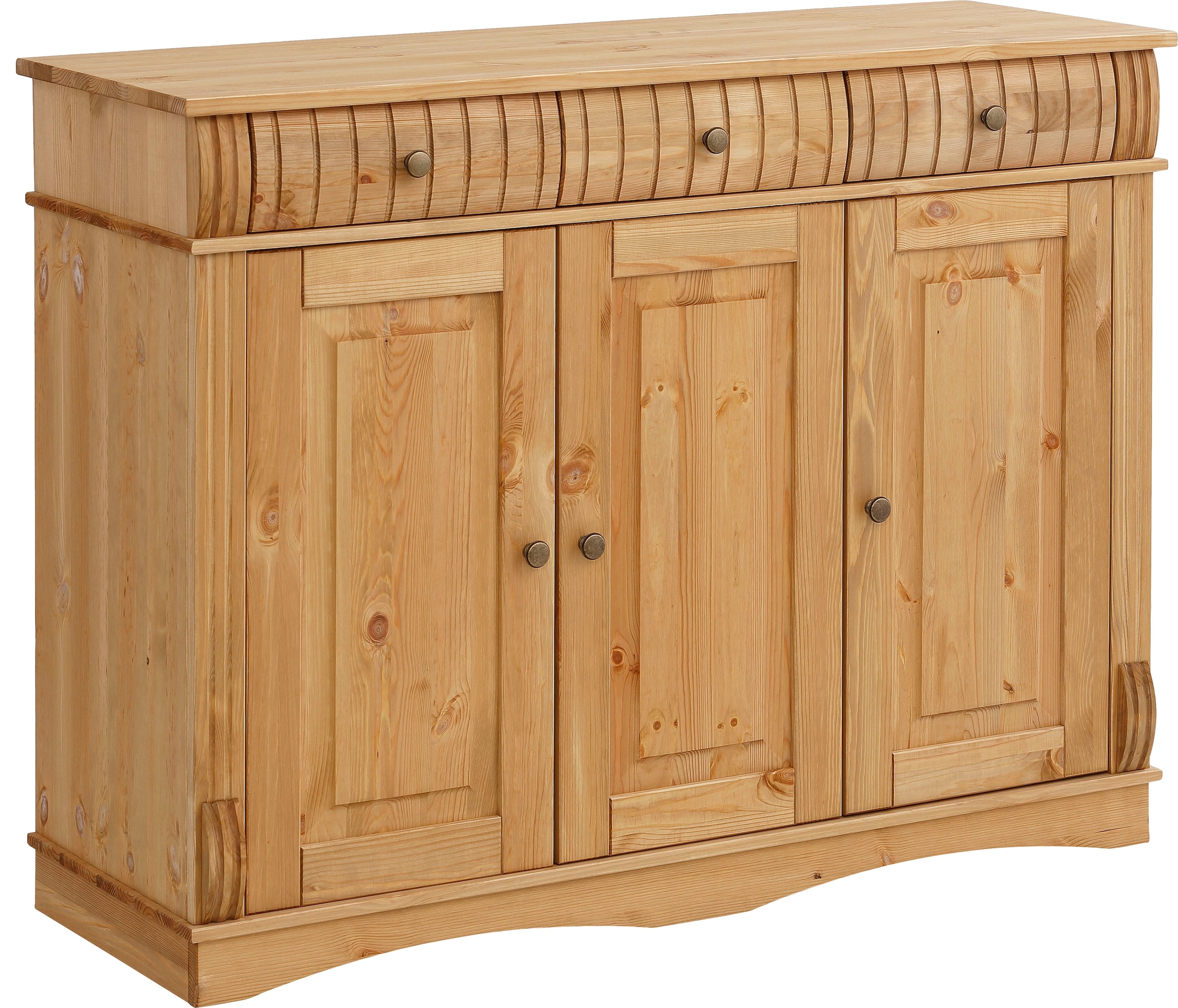 Home affaire Sideboard »Teresa«, (Maße (B/T/H): 118/40/90 cm), Kommode, 3-t günstig online kaufen