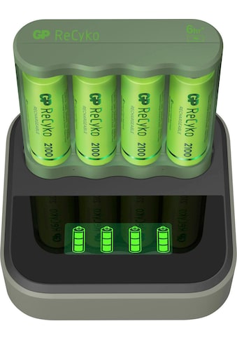 GP Batteries Akku-Ladestation »USB-Akkuladegerät B421 mit Docking Station«