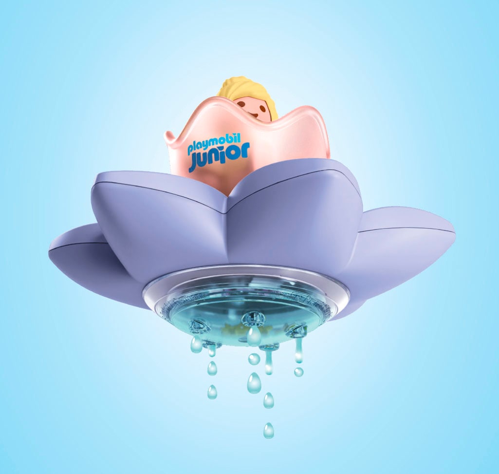 Playmobil® Konstruktions-Spielset »Tinkerbells magische Feen-Schwimmblume (71772), JUNIOR & Disney«, (4 St.), Made in Europe