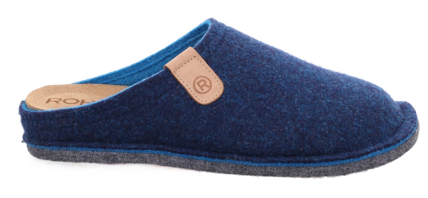 Rohde Pantoffel »LUCCA«, Clog, Hausschuh, Homeslipper in melierter Optik