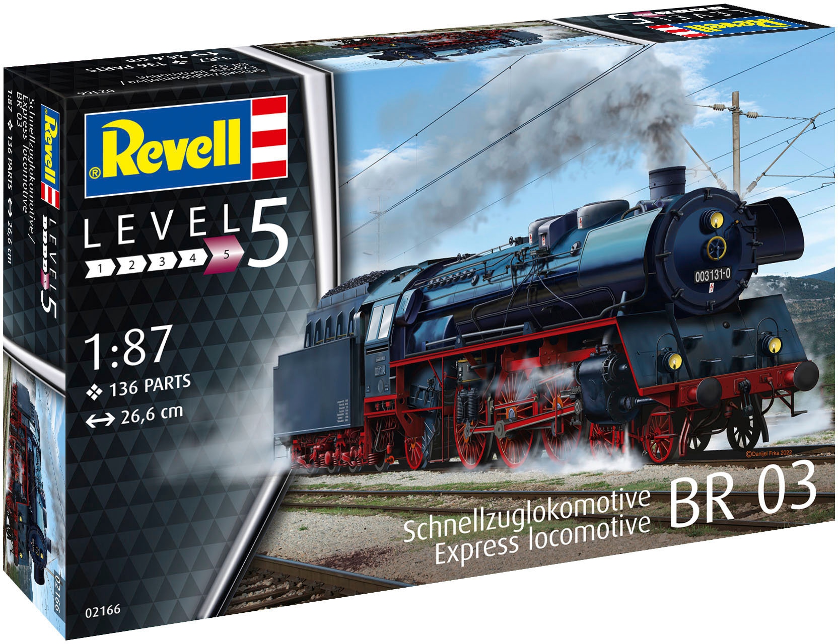 Revell® Modellbausatz »H0 Schnellzuglokomotive BR03« 1:87 Made in Europe