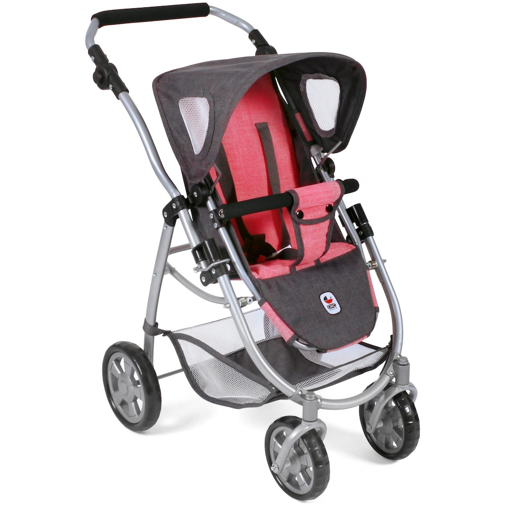 CHIC2000 Kombi-Puppenwagen »Emotion All In 3in1, Anthrazit-Pink«