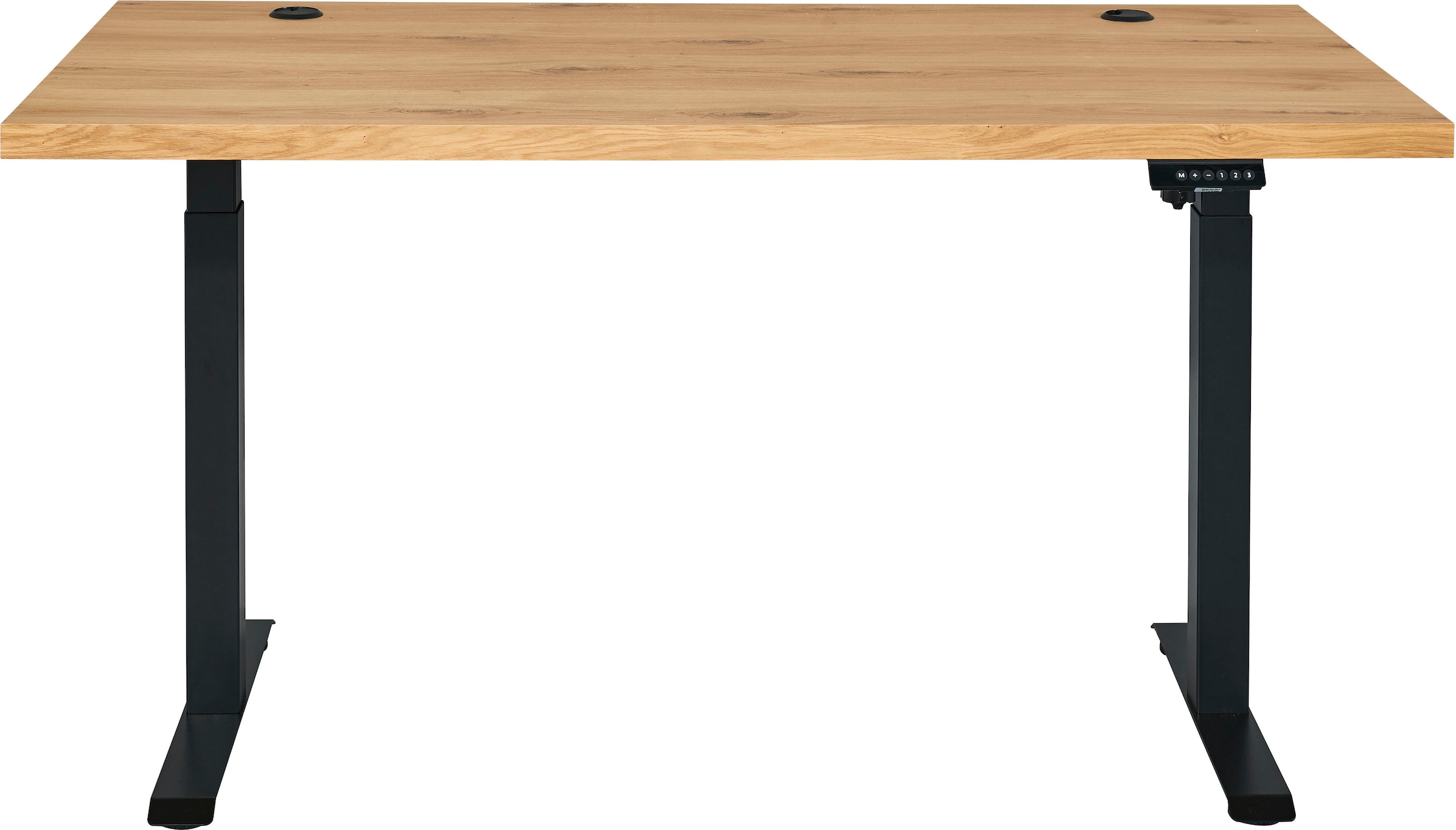 BEGA OFFICE Schreibtisch 2 Stk. tlg. Breite 160 cm, höhenverstellbar 72-116 cm