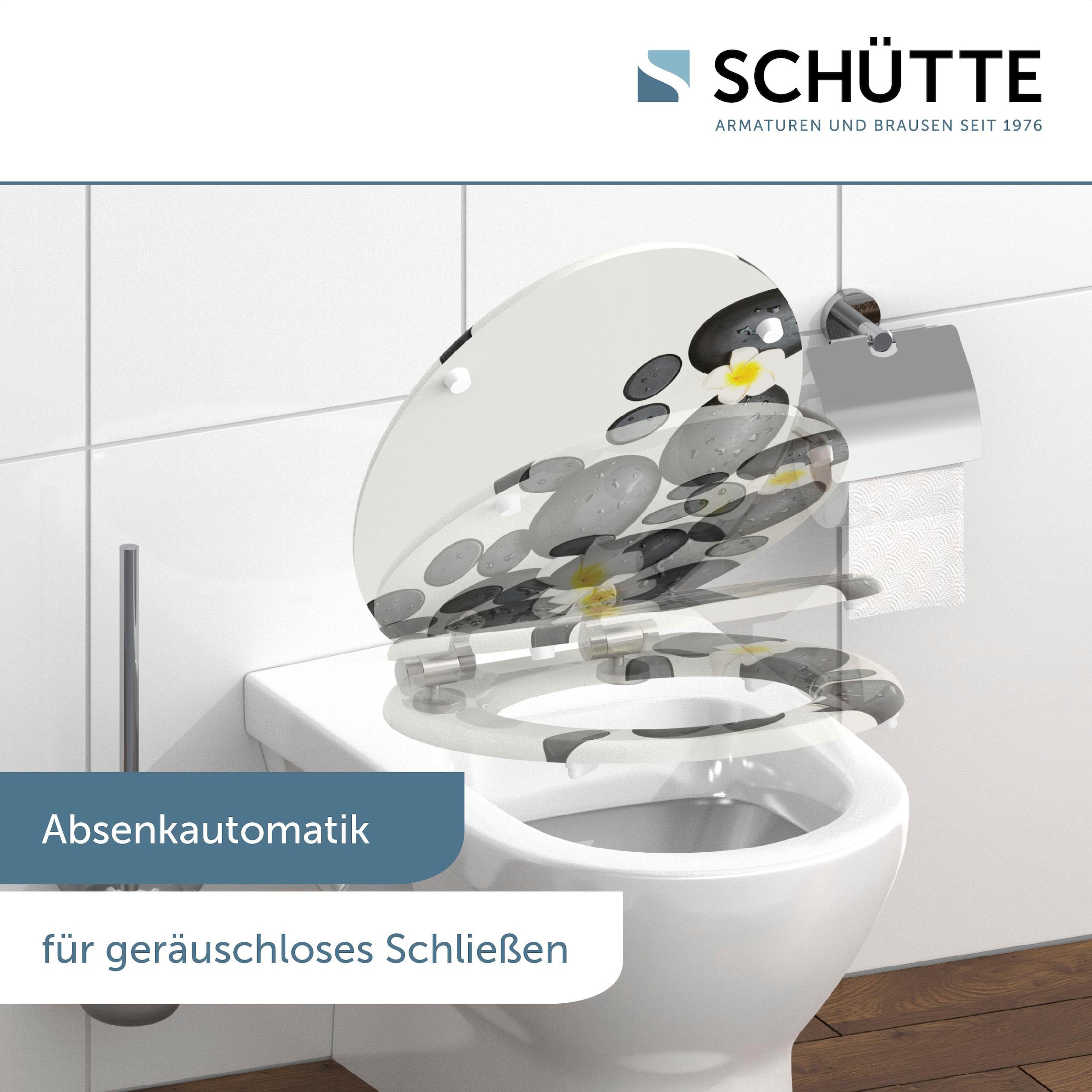 Schütte WC-Sitz »STONE DECORATION«, Toilettendeckel, mit Absenkautomatik