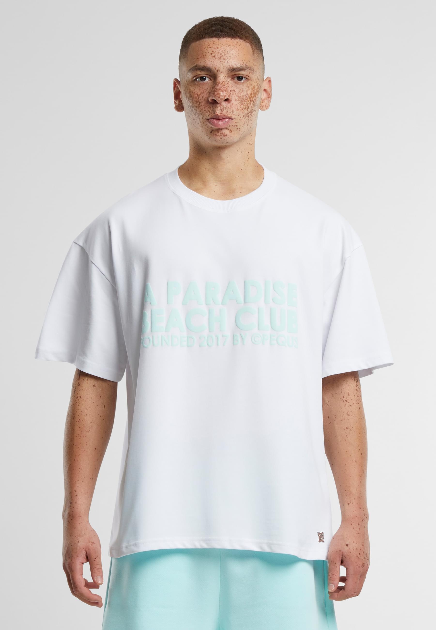 PEQUS Langarmshirt »PEQUS PEQUS A Paradise Beach Club Front Logo T-Shirt« 1 Stk. tlg.
