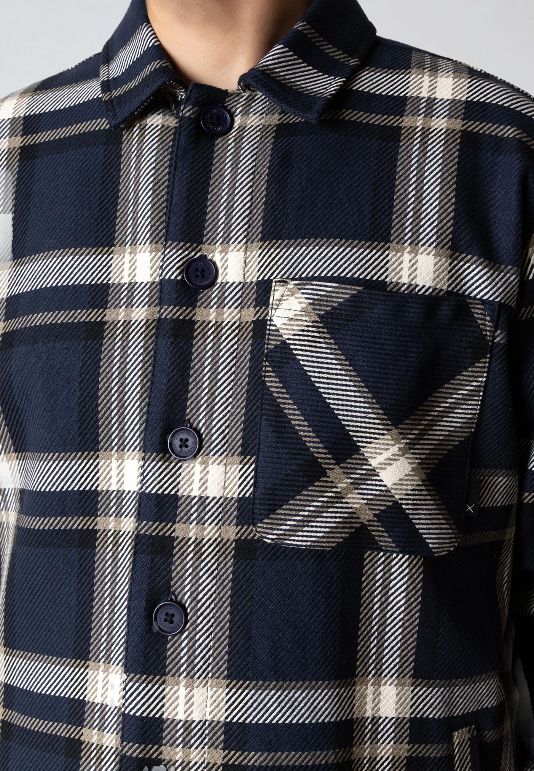 Clean Cut Copenhagen Langarm-Poloshirt »Clean Cut Copenhagen Asher Checked Overshirt« 1 Stk.