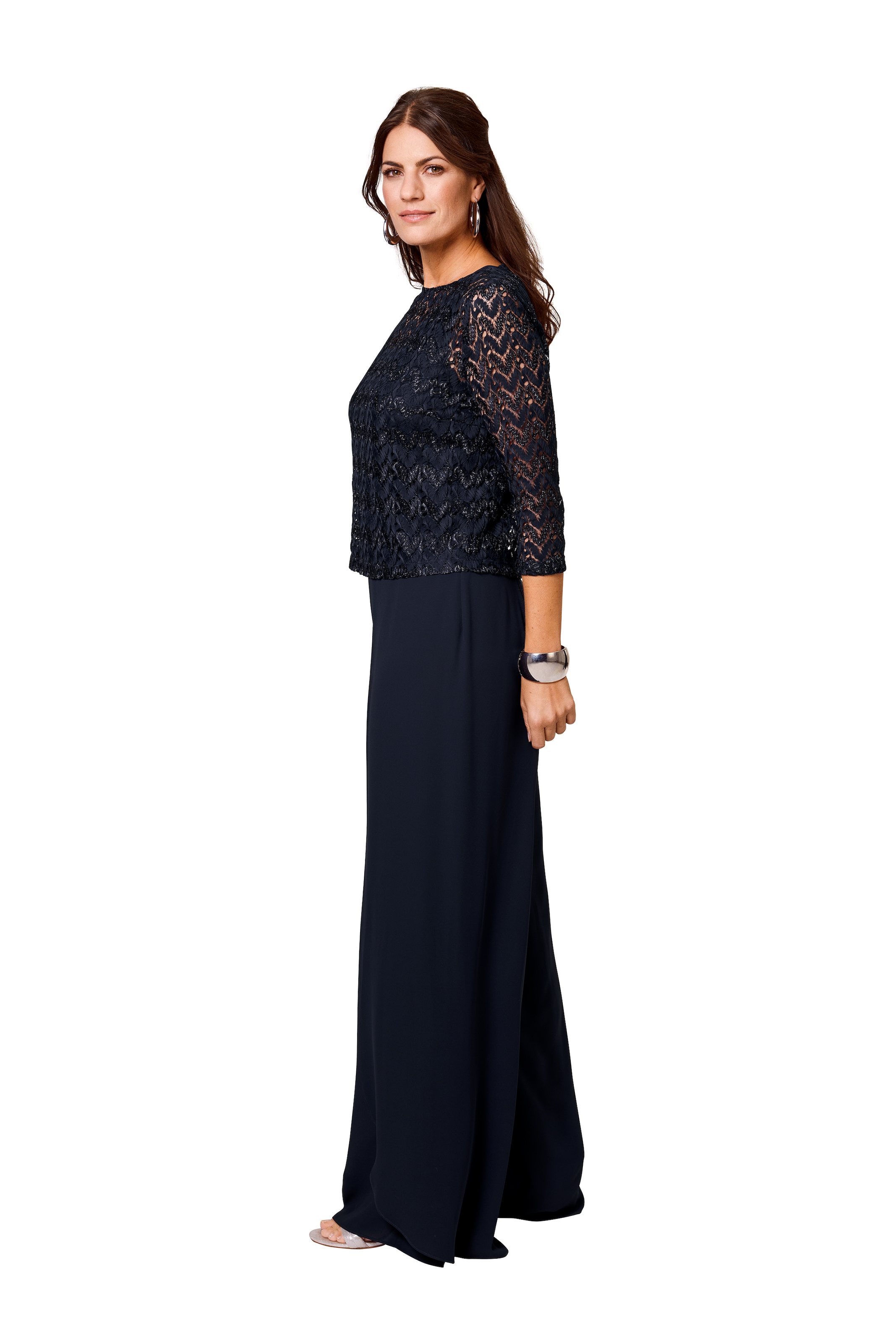 HERMANN LANGE Collection Jumpsuit, mit weiter, schwingender Hose aus Chiffon