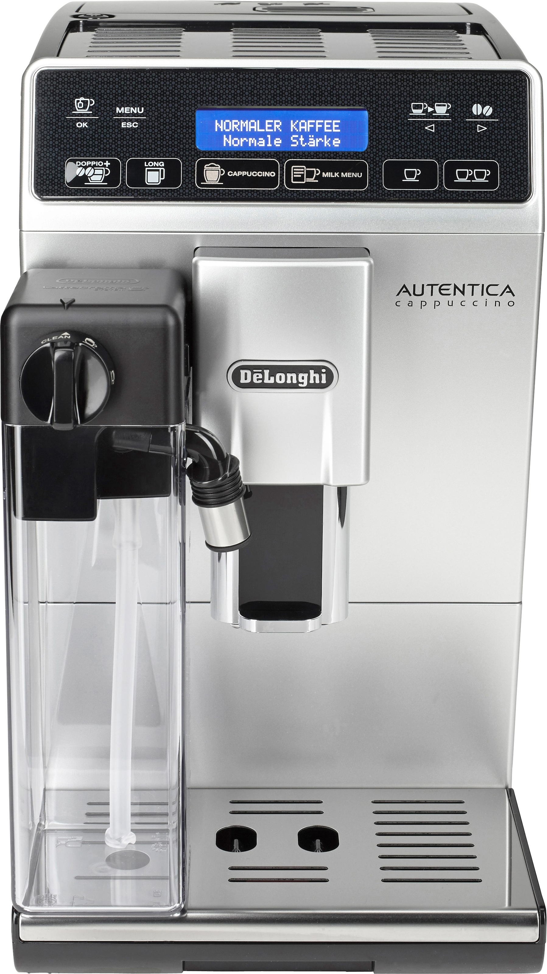 De'Longhi Kaffeevollautomat »Autentica Cappuccino ETAM 29.660.SB«, nur 19,5 cm breit, LatteCrema Milchsystem