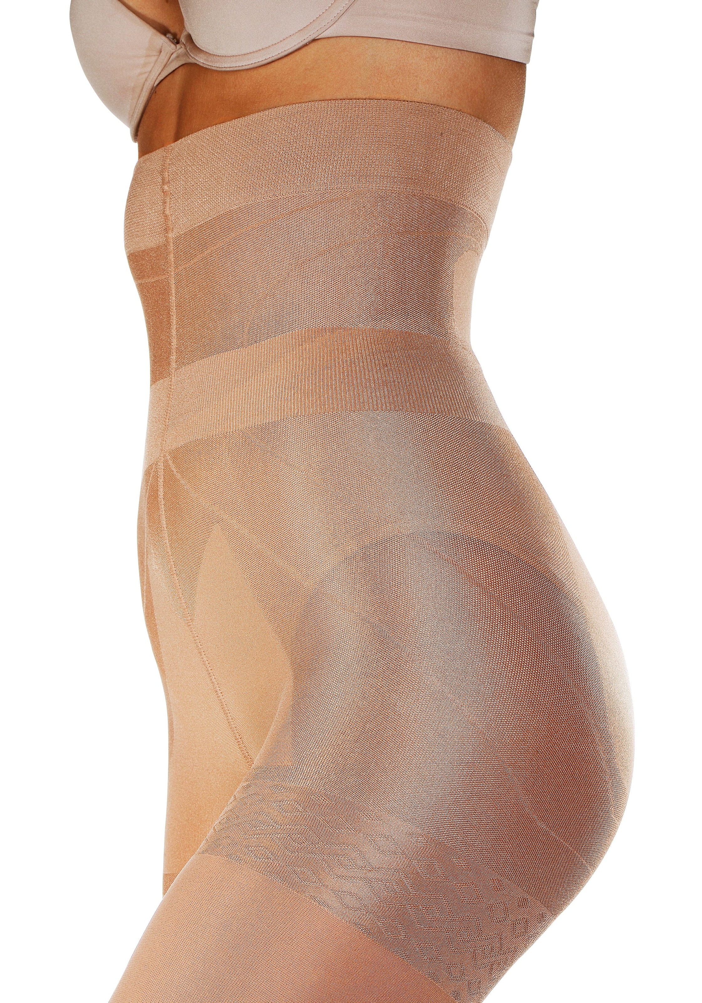 LASCANA Feinstrumpfhose 40 2 Stk. tlg. Bodyshaper mit extrahohem Bund