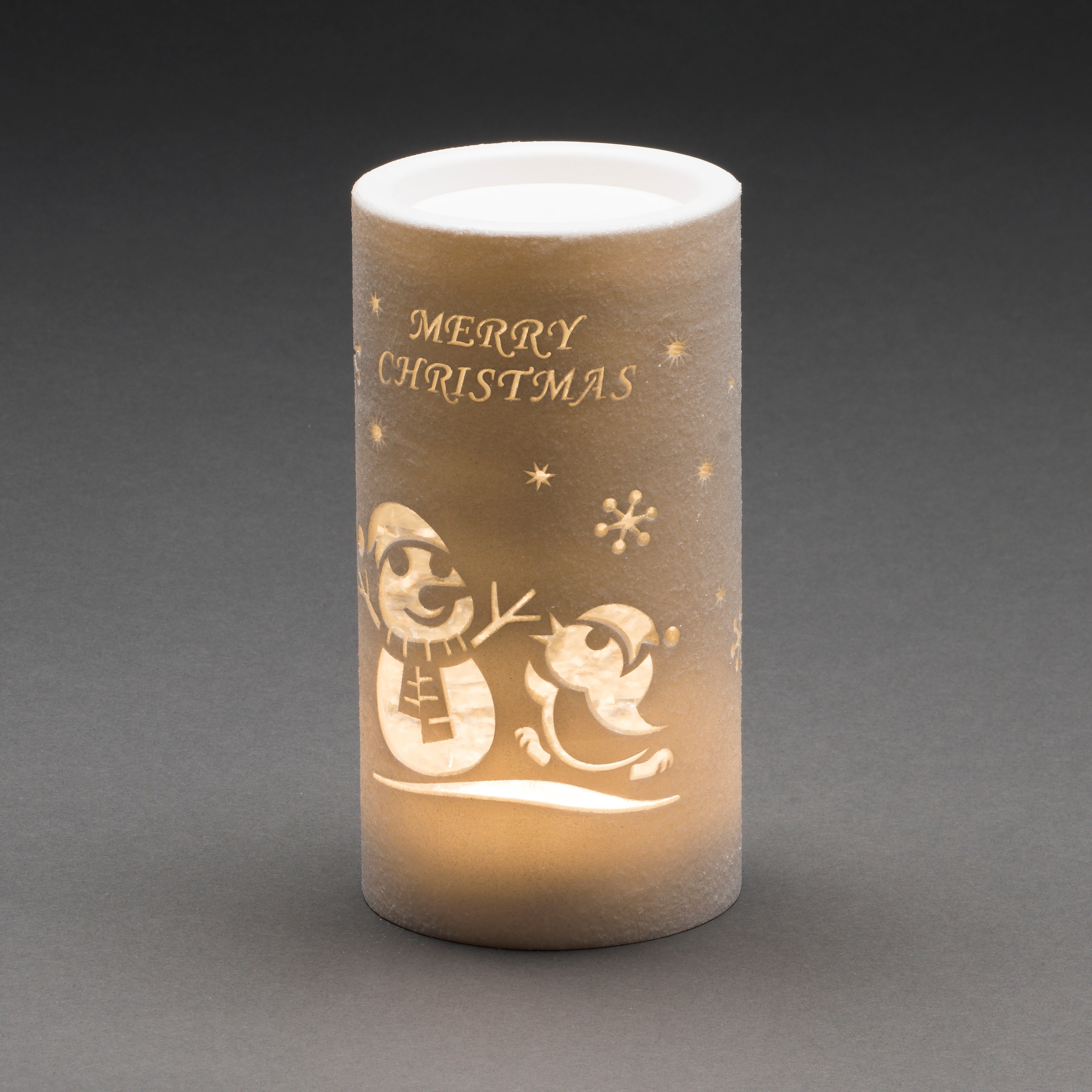 KONSTSMIDE LED Laterne »Weihnachtsdeko«, 1 bestellen flammig-flammig, online Schneemann Laterne LED
