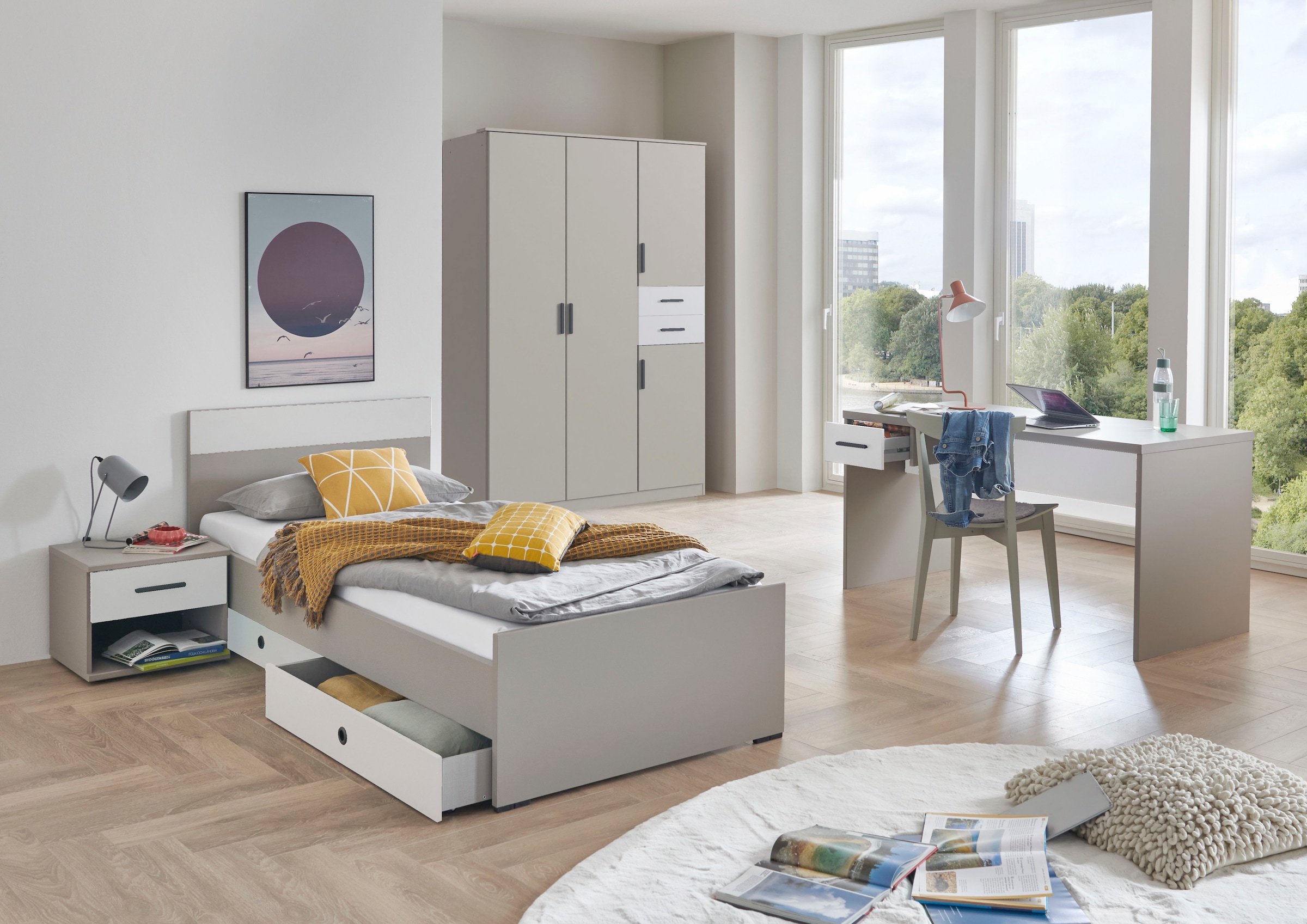 Wimex Holzbett »Bahamas erhältlich in den Breiten 90cm, 120cm & 140cm« mit Kopf- und Fußteil