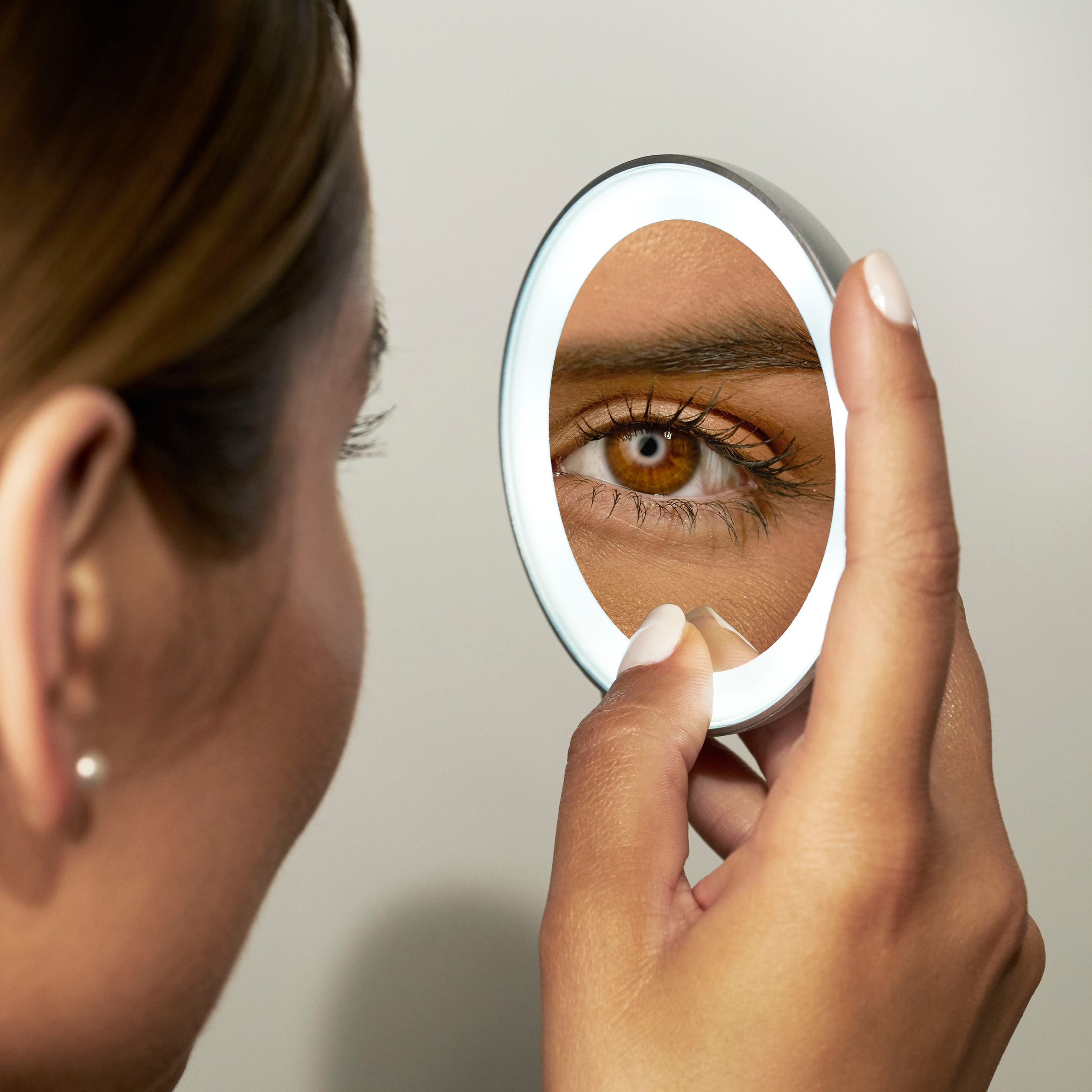 TWEEZERMAN Vergrößerungsspiegel »LED 15X MINI Vergrösserung Kosmetikspiegel online bestellen 15-fache Schminkspiegel, MIRROR«