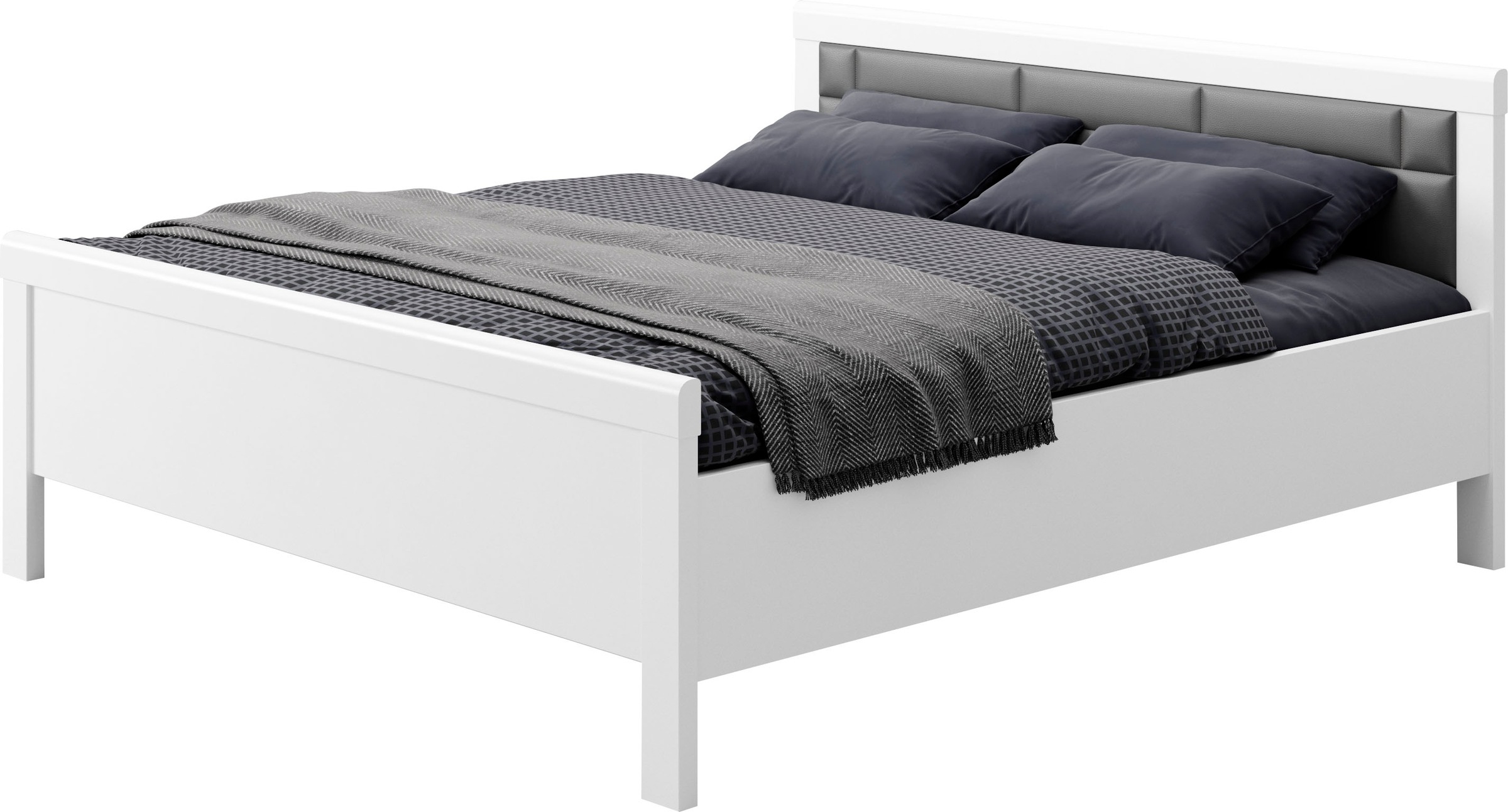 priess Einzelbett »Arnsberg« Komforthöhe mit gepolstertem Kopfteil günstig online kaufen