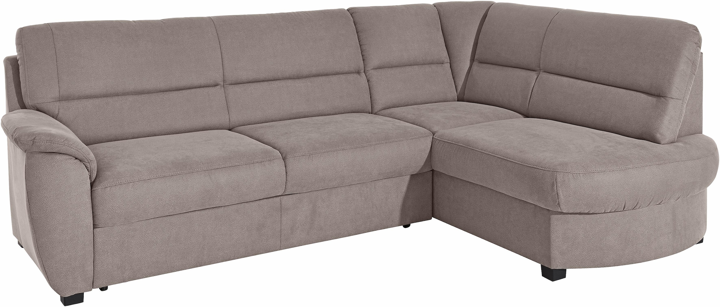 sit&more Ecksofa »Pandora L-Form«, wahlweise mit Bettfunktion und Bettkasten