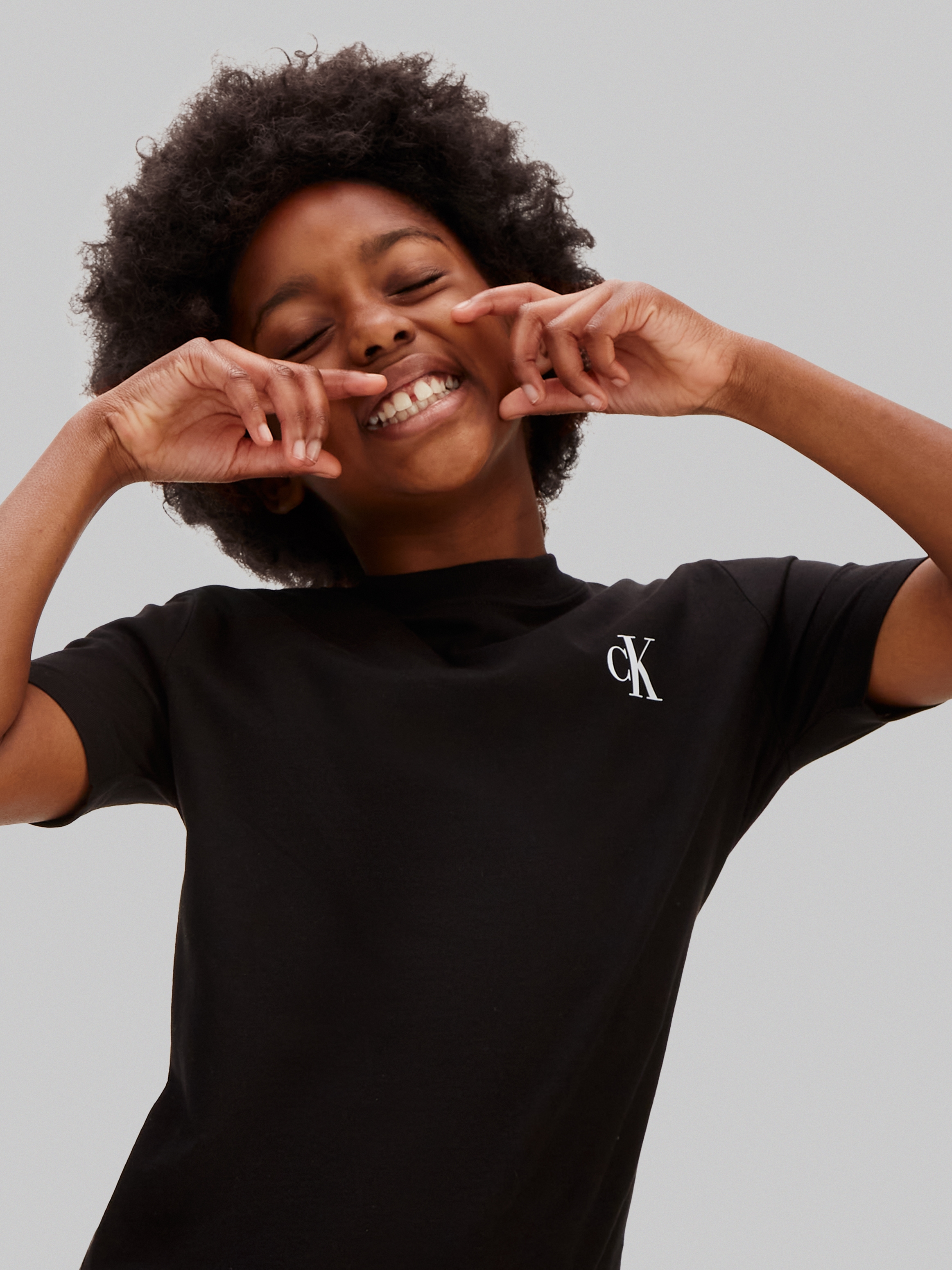 Calvin Klein Jeans T-Shirt »MONO LOGO T-SHIRT« Regular fit für Kinder, mit Logoschriftzug