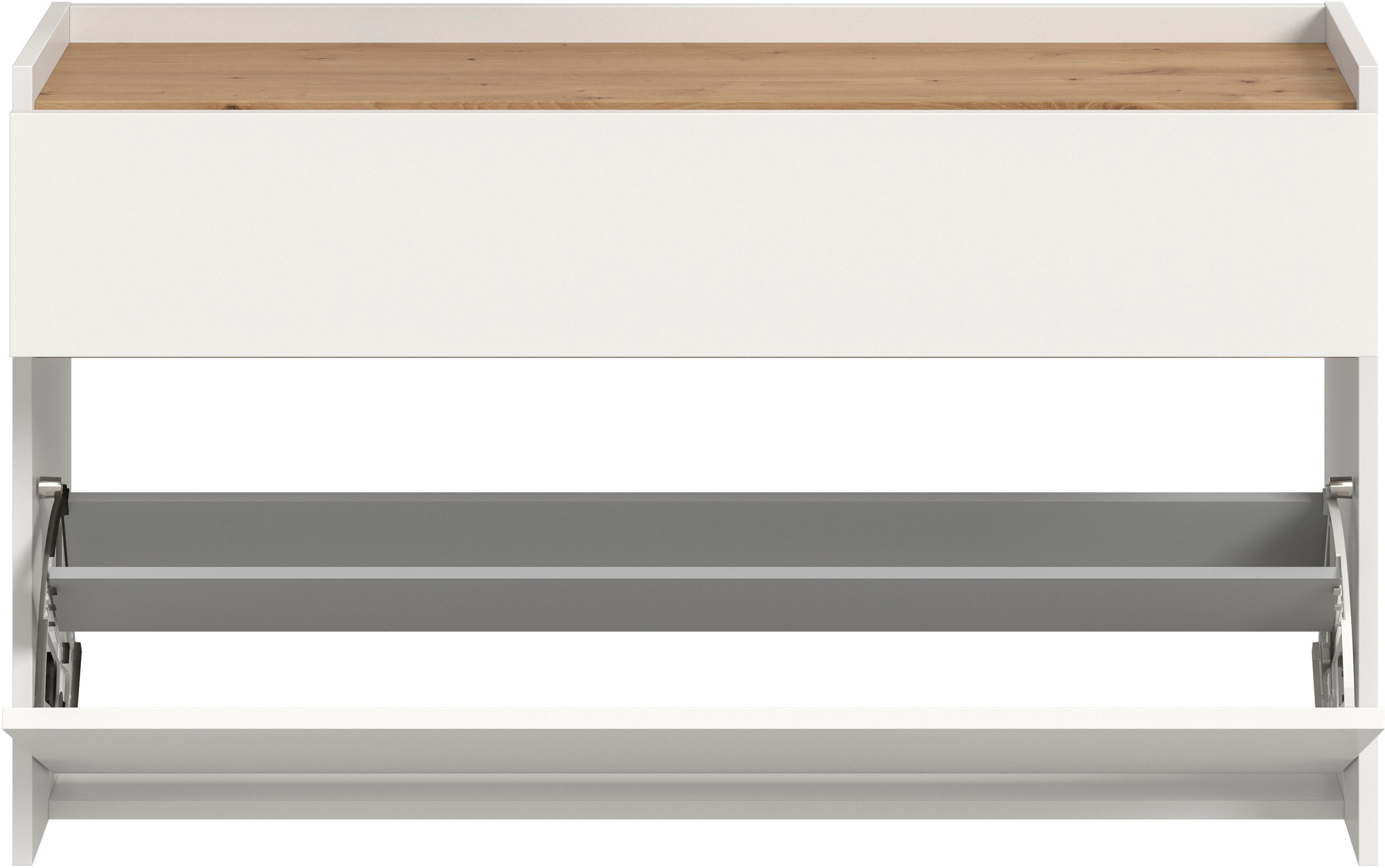 INOSIGN Schuhschrank »EVRID, Breite 110cm, hängend, 1 Schubkasten, 1 Schuhwalze«, (1 St., individuell mit anderen Artikel der Serie EVRID erweiterbar), Schuhkommode, Kommode, Sideboard, Garderobenschrank, Flurkommode